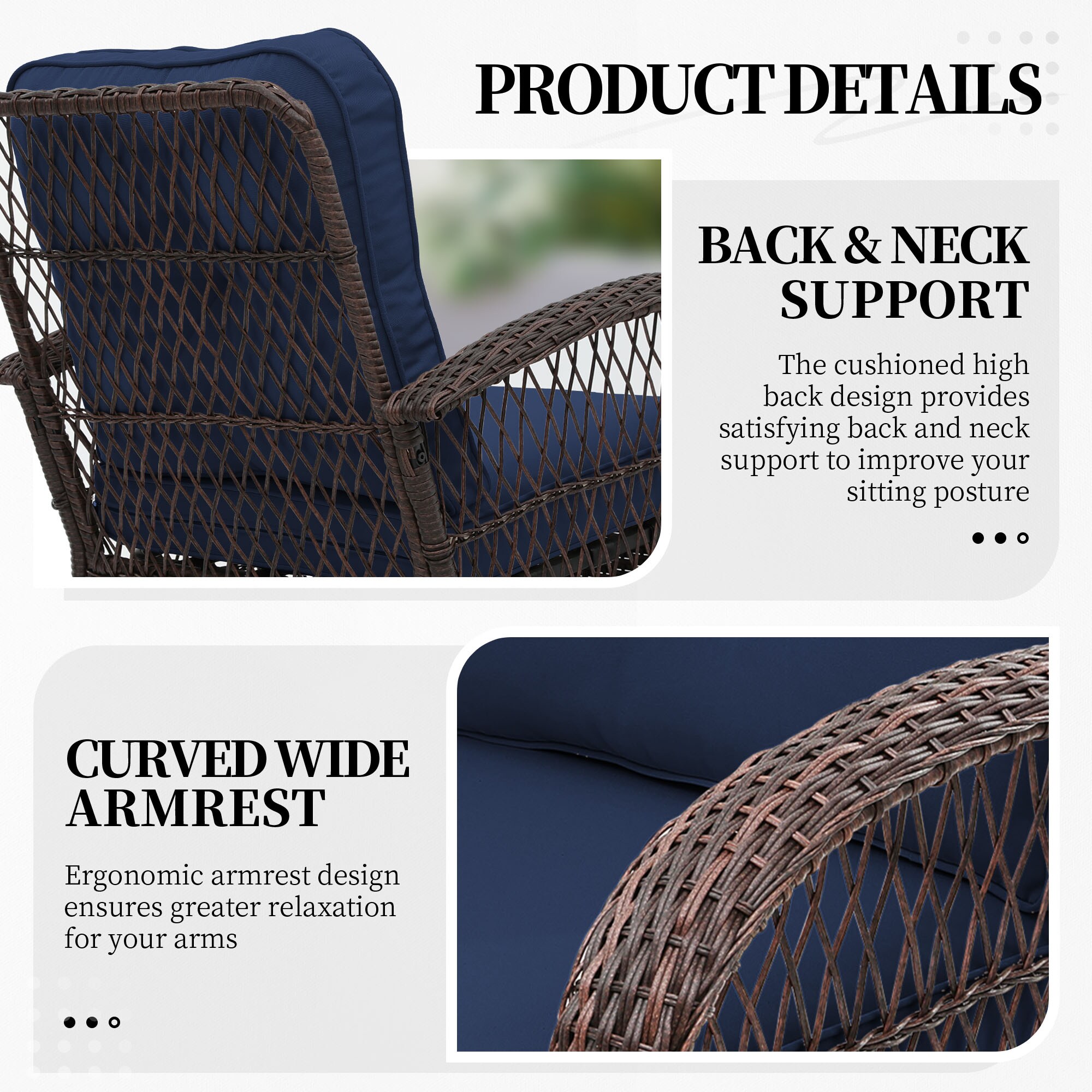 UPHA PL-Y9-6PC-Z2 Patio-Chairs - View #4