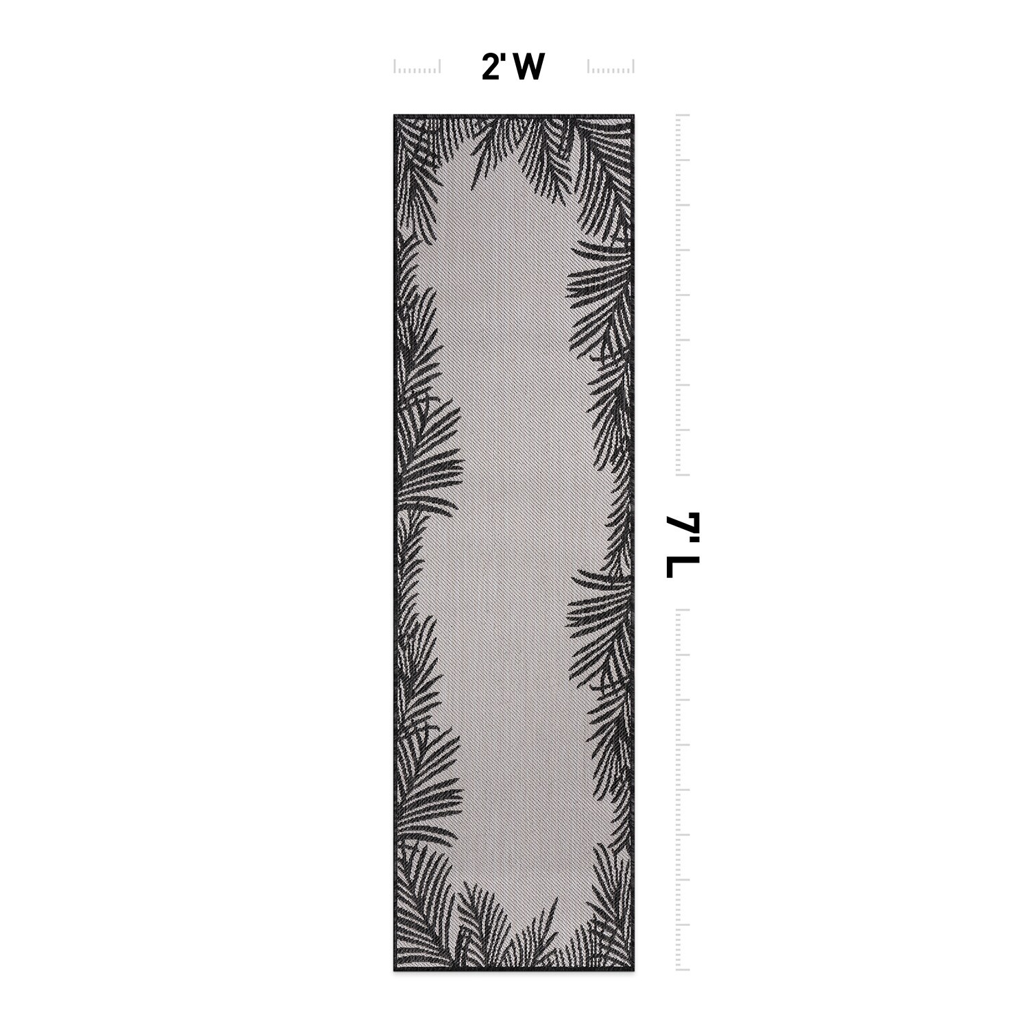 World Rug Gallery 112BLACK2X7 rugs - View #3