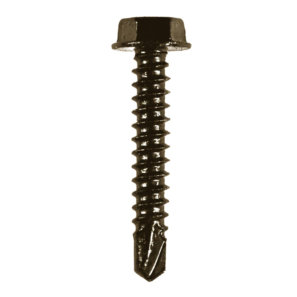 Ironcraft 833845 #8 x 1-in Socket hex -Drive Self-drilling Sheet metal screws Screws