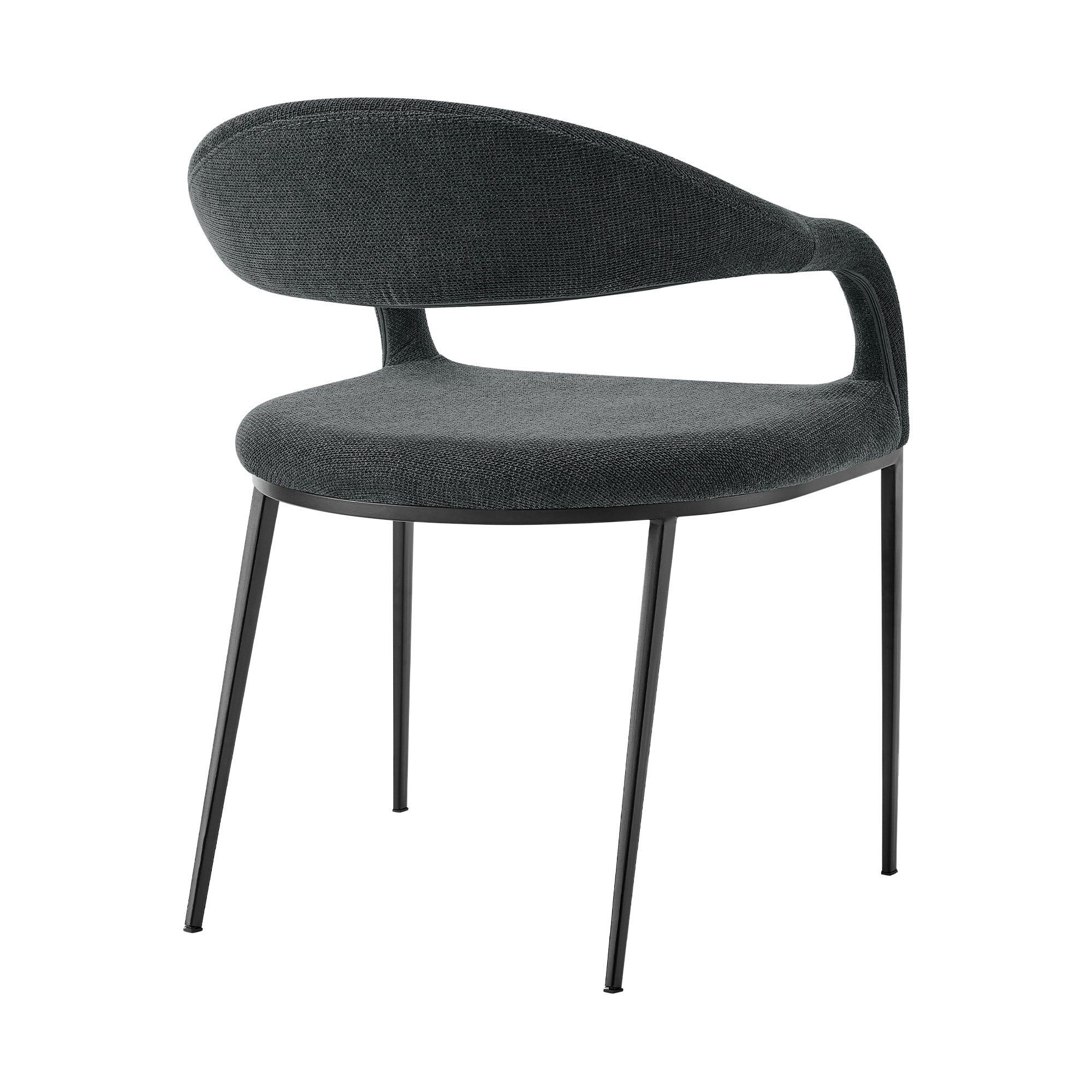Armen Living LCMOSIBLKCH Dining-Chairs - View #4