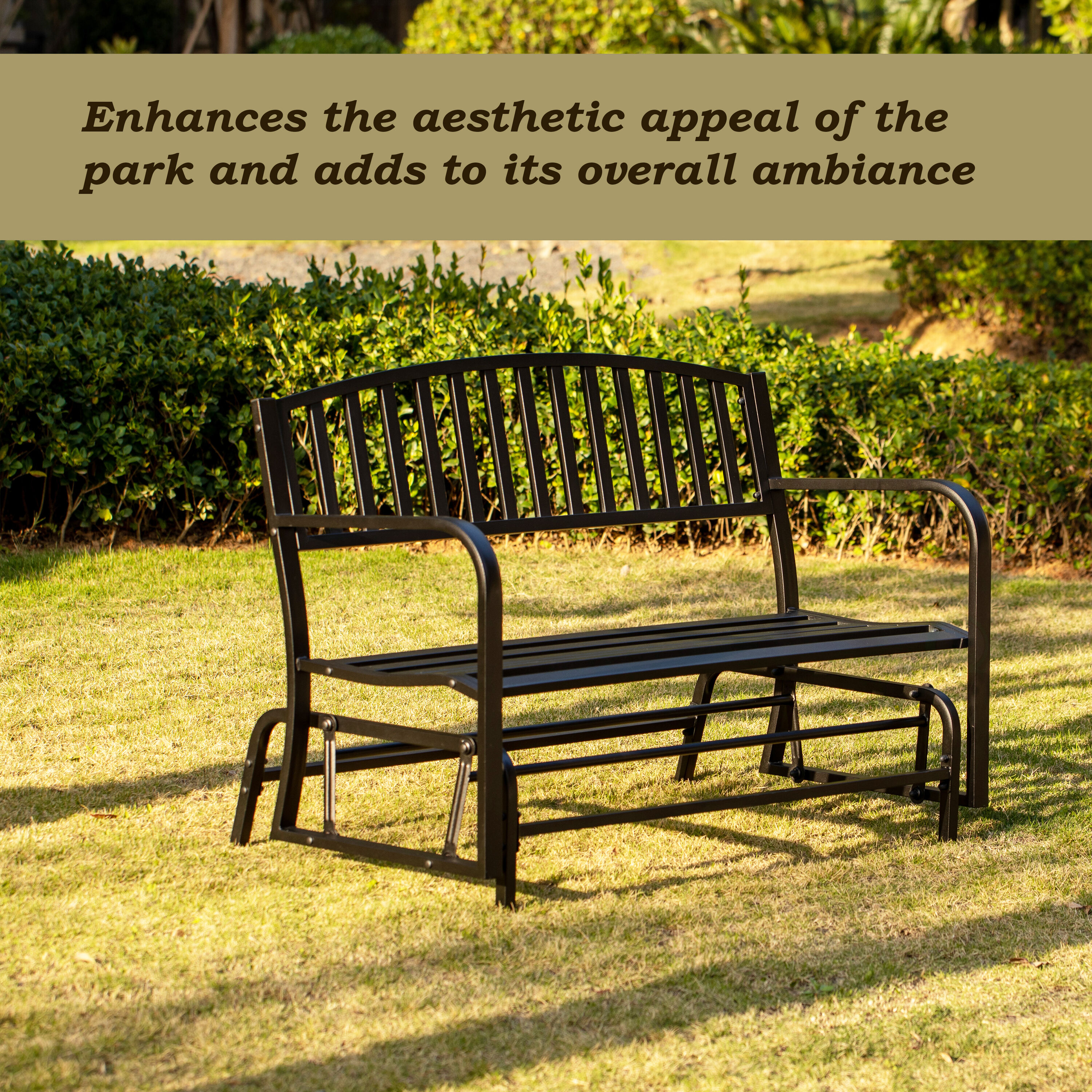 Gardenised QI003392 Commercial-Benches - View #3