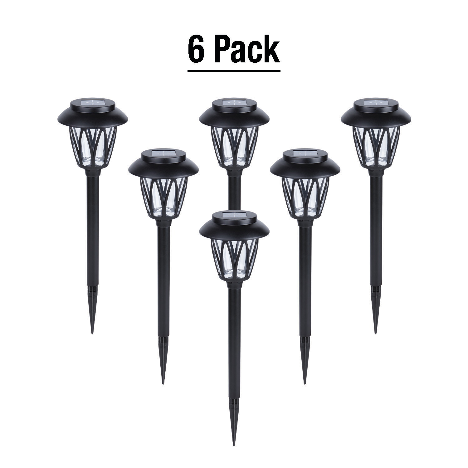 Harbor Breeze RS372PG-K5C-BK-M6 5 -Lumens Black Solar LED Outdoor Path Light Kit ( 3500-K )
