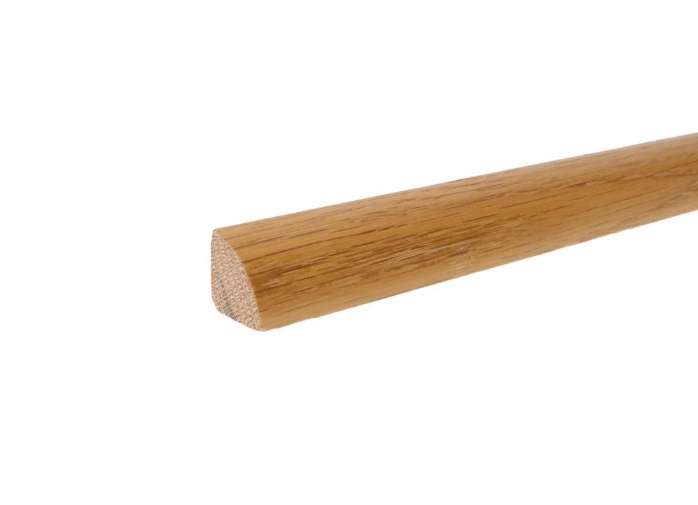 Flexco LTLQR0037 Quarter round Chevron Prefinished 0.75-in T x 0.75-in W x 78-in L Solid wood Quarter round