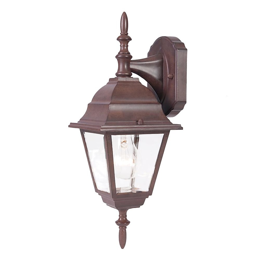 Acclaim Lighting Builders Choice 10-in H Burled Walnut Medium Base (E-26) Outdoor Wall Light Acclaim Lighting Builders Choice 10-in H Burled Walnut Medium Base (E-26) Outdoor Wall Light
