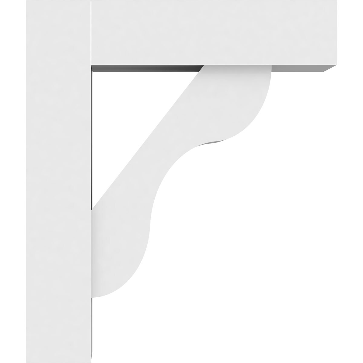 Ekena Millwork BKTP05X12X14CAR05 Exterior-Brackets-Braces - View #3