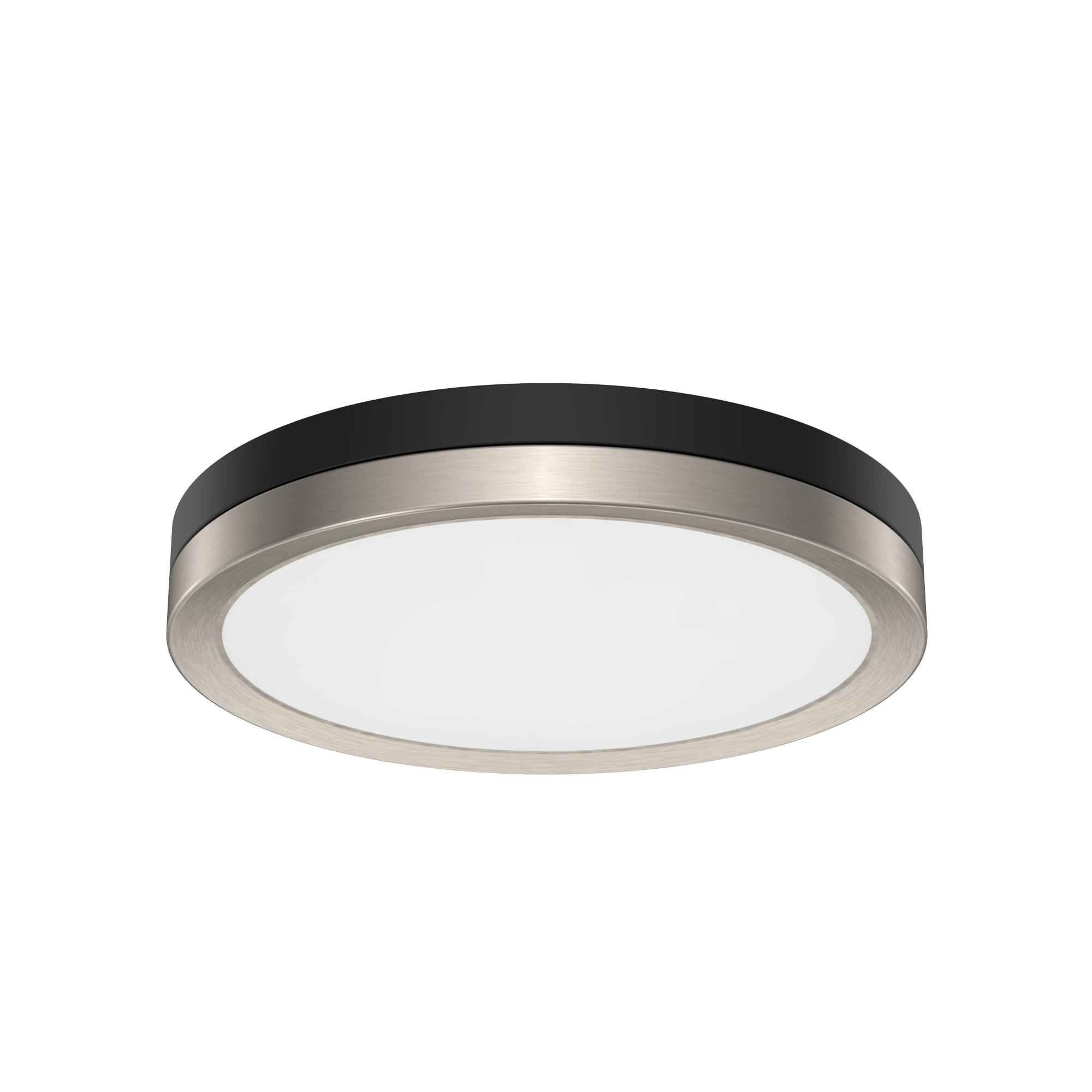 Project Source MXL1232-L140K9027N 1 -Light 13.11-in Matte Black Integrated LED Flush Mount Light