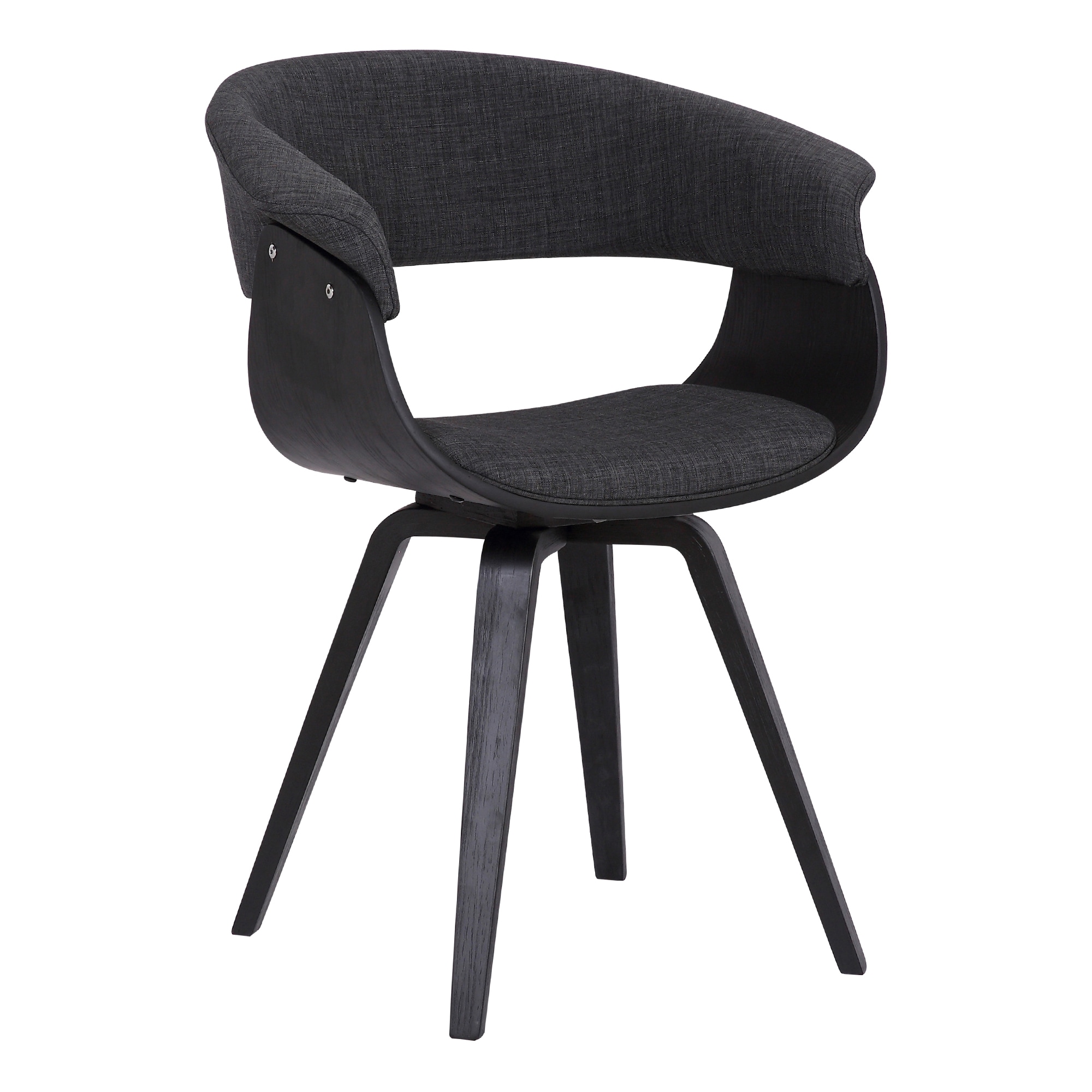 Armen Living LCSUCHBLCH Summer Contemporary/Modern Polyester/Polyester Blend Upholstered Dining Arm Chair (Wood Frame)