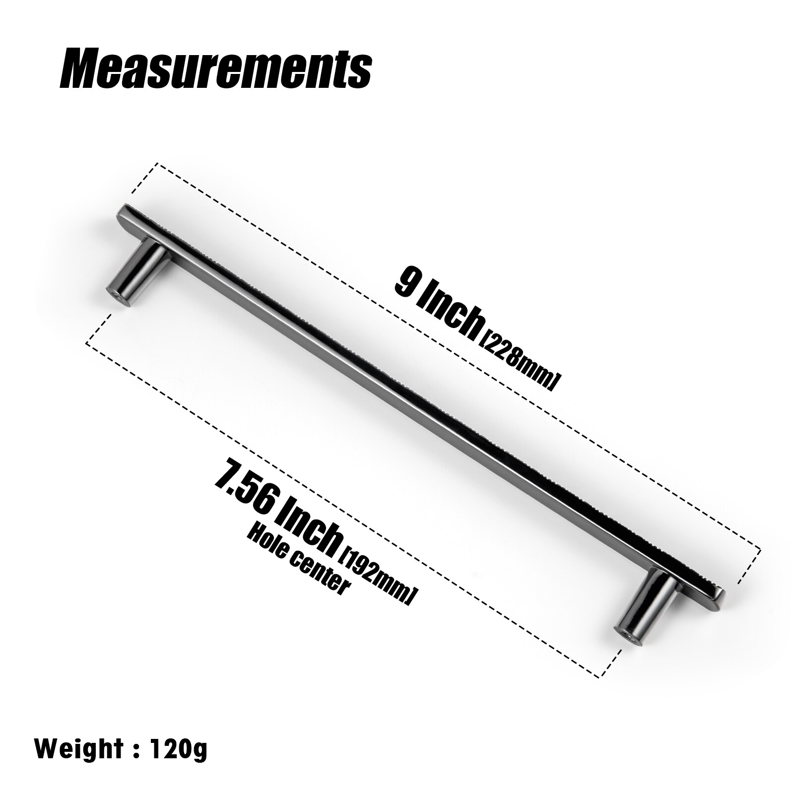 Miaokesen 9617PB-192 Cabinet-Pulls - View #2