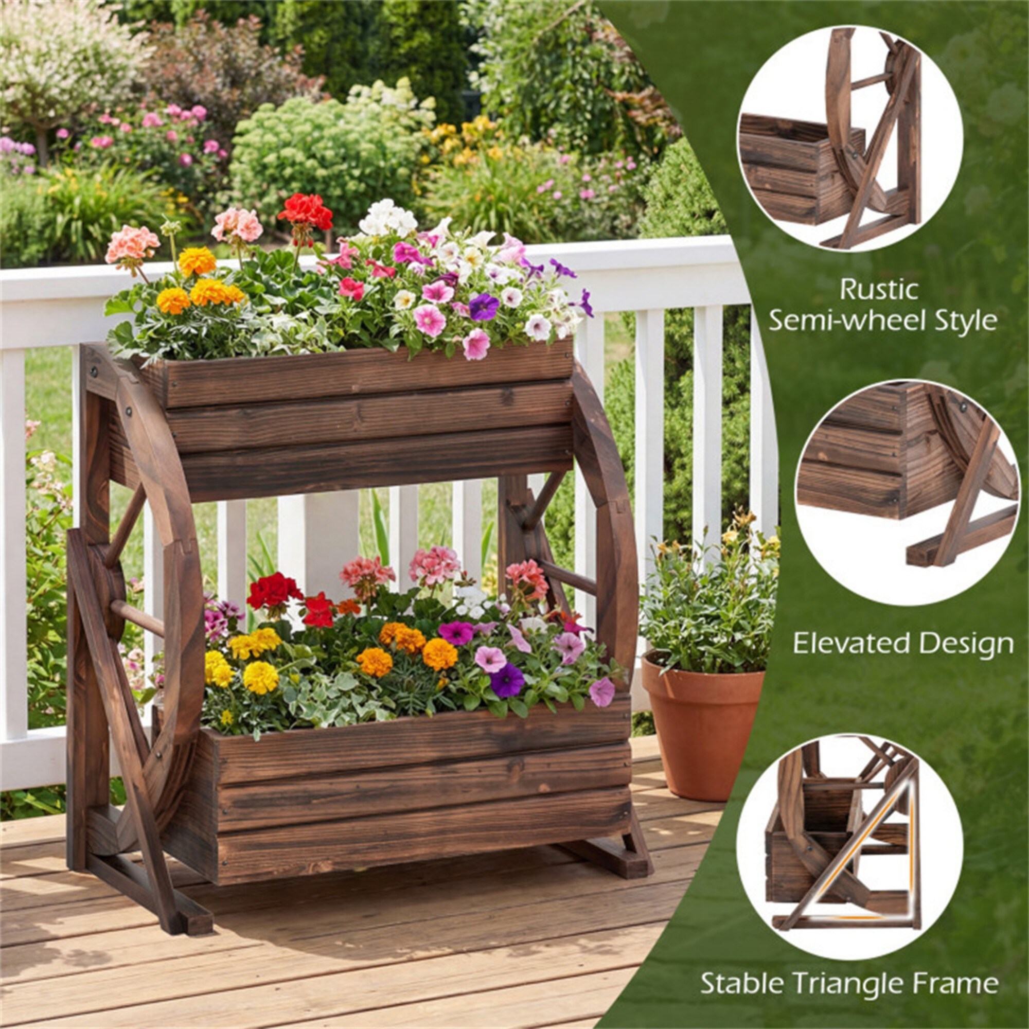 Wudkey L4-IZ1Z8U Raised-Planter-Boxes - View #7
