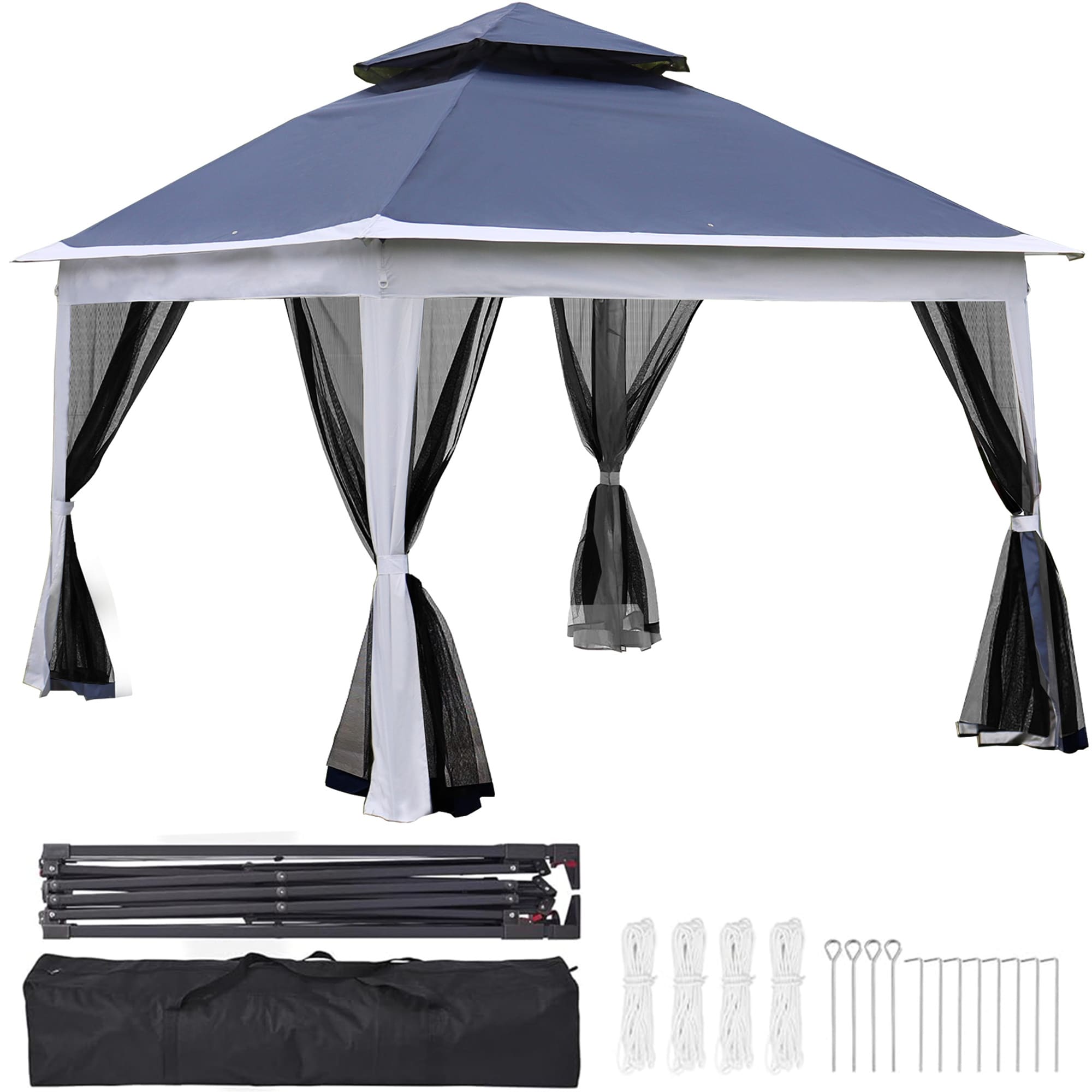 BABOOM BOM-P168164-OR Wood-Resin-Gazebos - View #6
