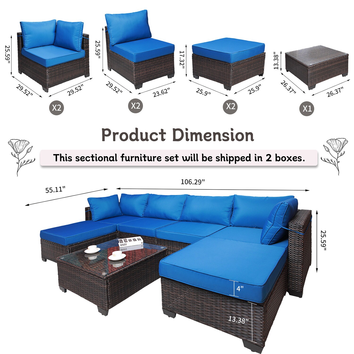 SINOFURN SYA990014BG Patio-Sofas-Daybeds - View #8