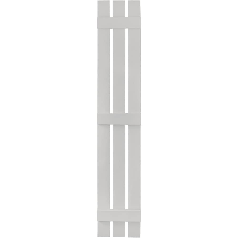 Vantage V5371275030 12.06-in W x 75.125-in H Paintable Paintable Board and batten Spaced Exterior Shutters ( 1.0 -Pack )