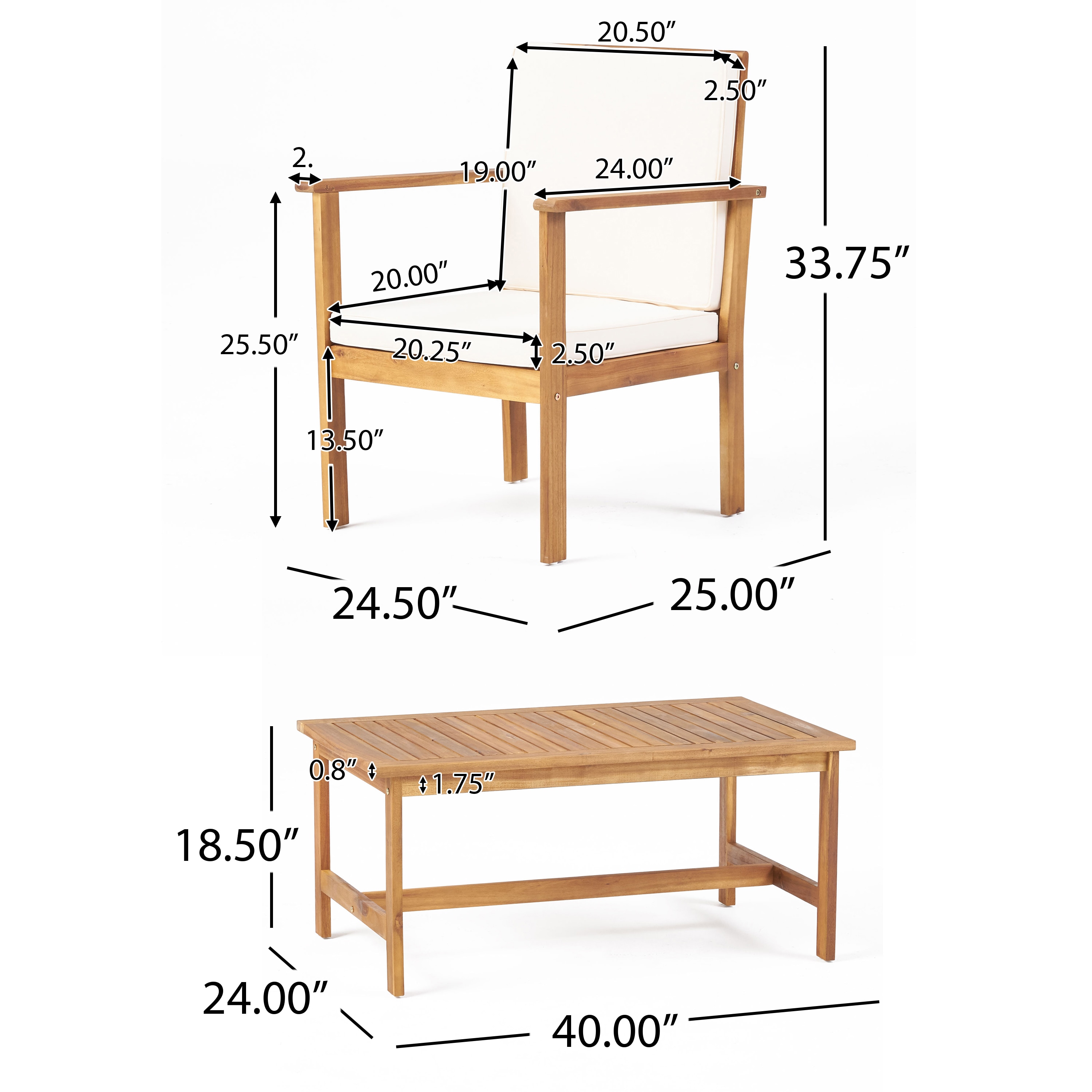 Clihome CL-KC-00SET Patio-Conversation-Sets - View #15