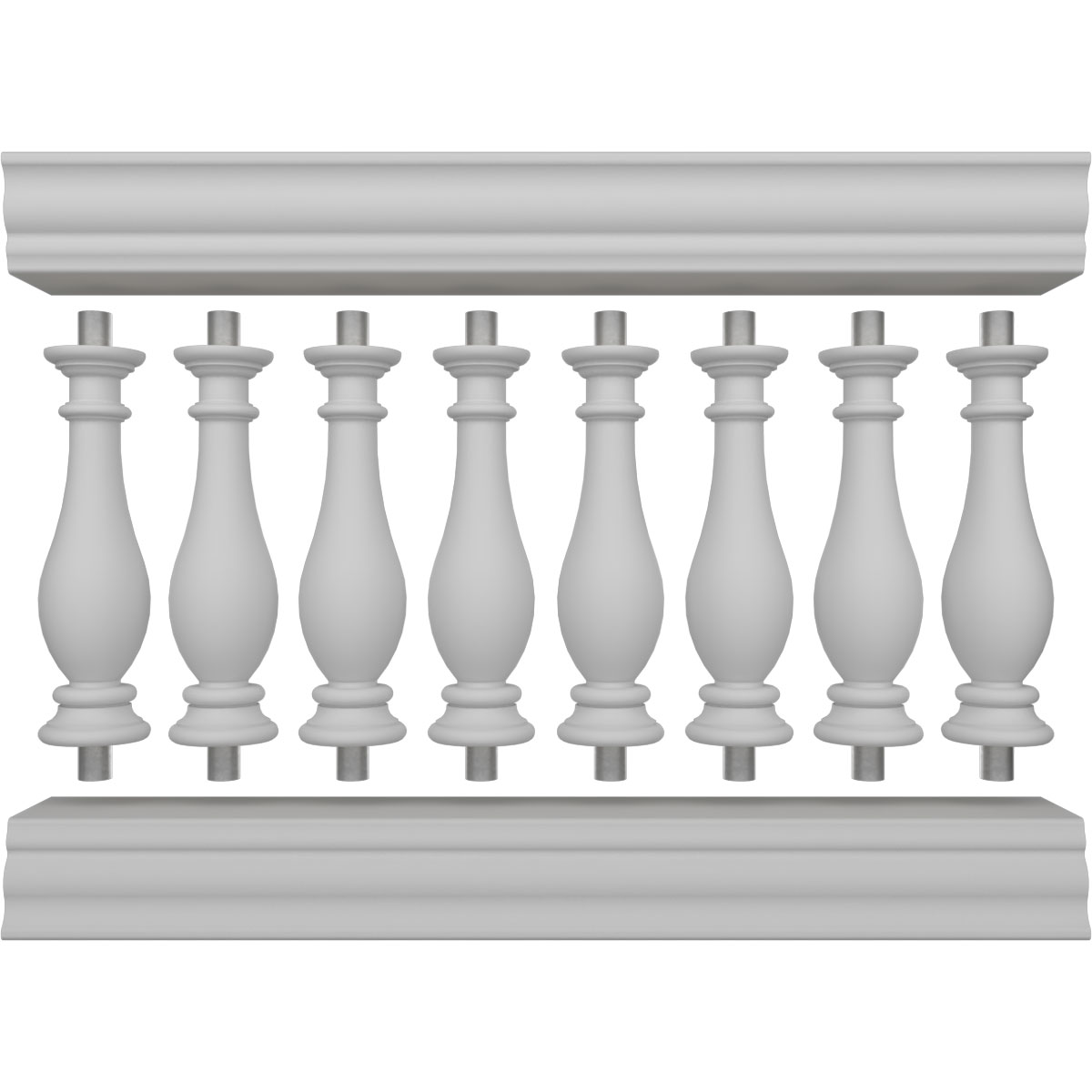 Ekena Millwork BALK32X048LGN railings - View #5