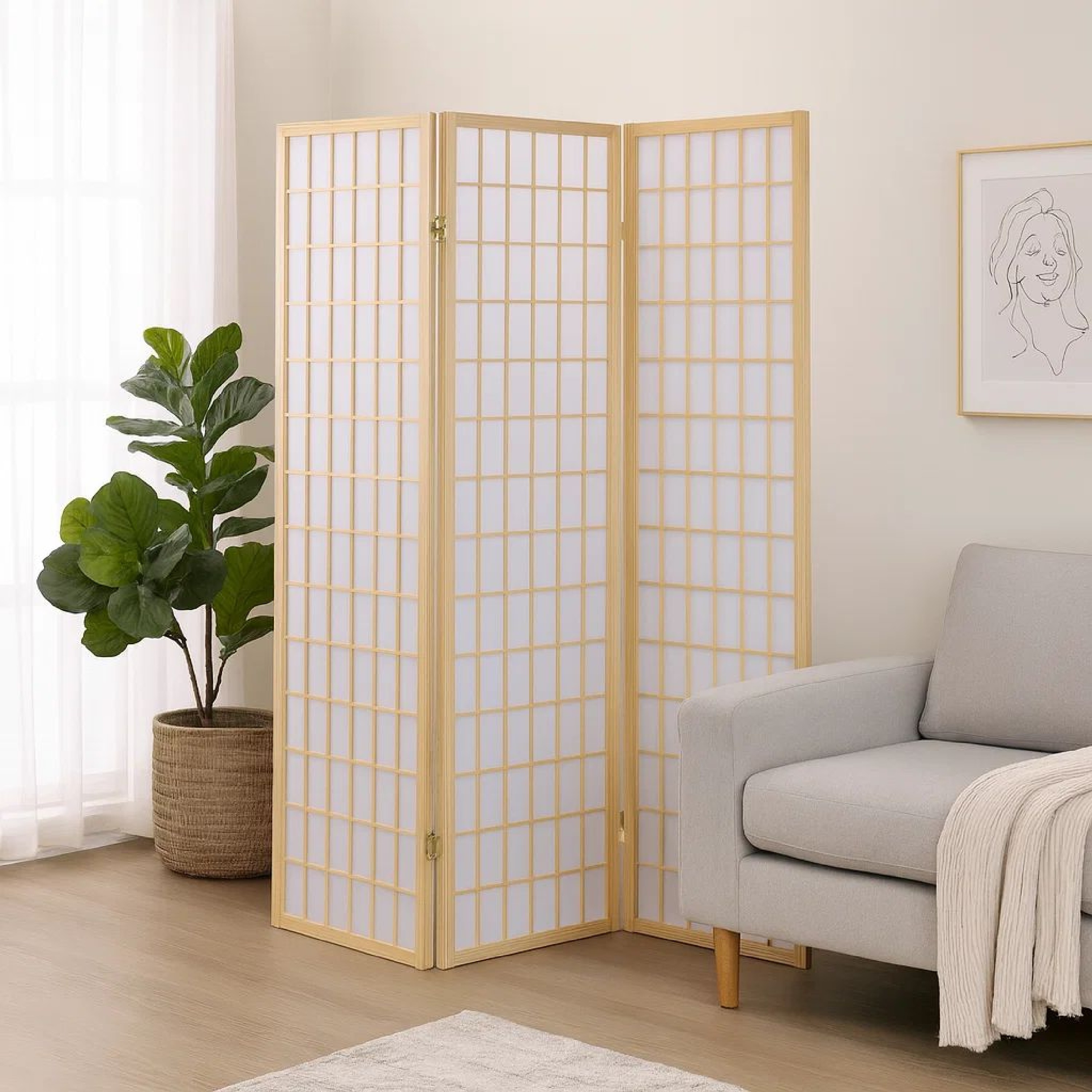 Benzara BM233240 Indoor-Privacy-Screens - View #7