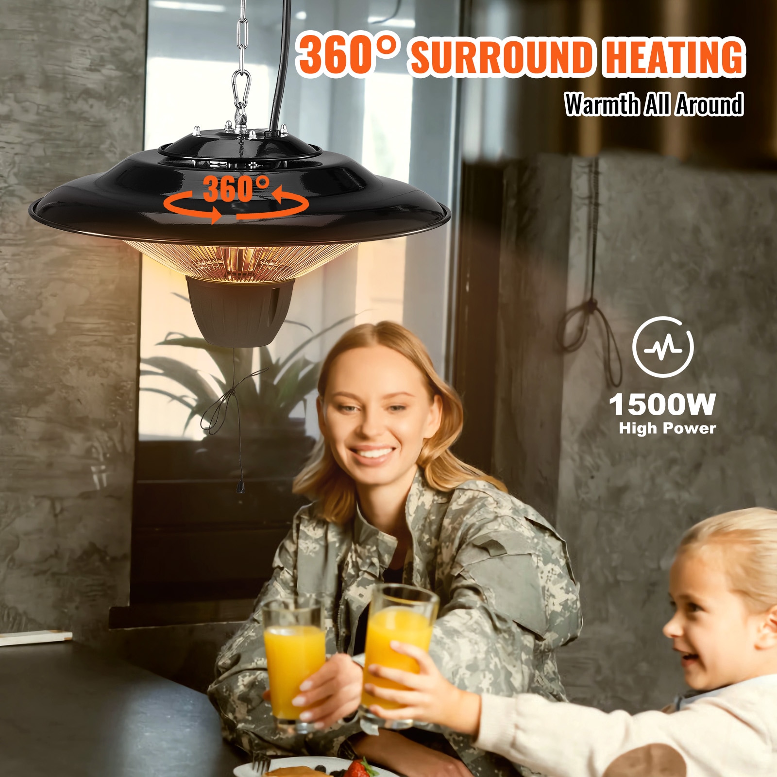 VEVOR HWXJRQSXXG42ZRSYMV1 Portable-Electric-Heat - View #7
