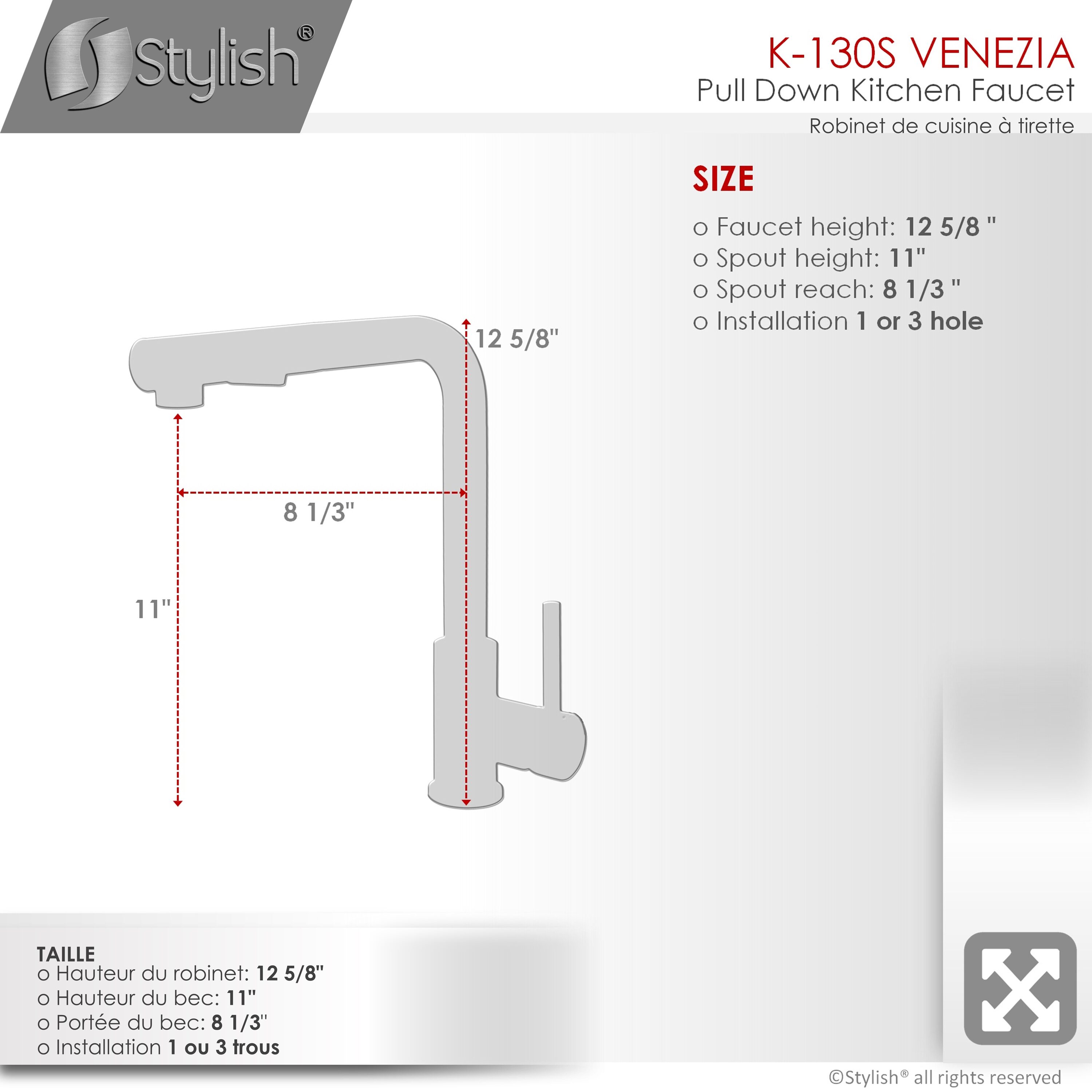 Stylish K130SS01S Kitchen-Faucets - View #4