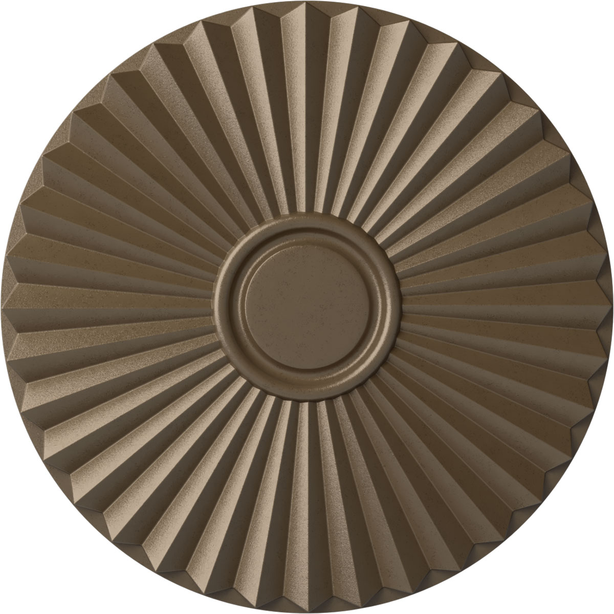 Ekena Millwork CM20SHWSS Shakuras 19.75-in W x 19.75-in L Warm Silver Polyurethane Ceiling Medallion
