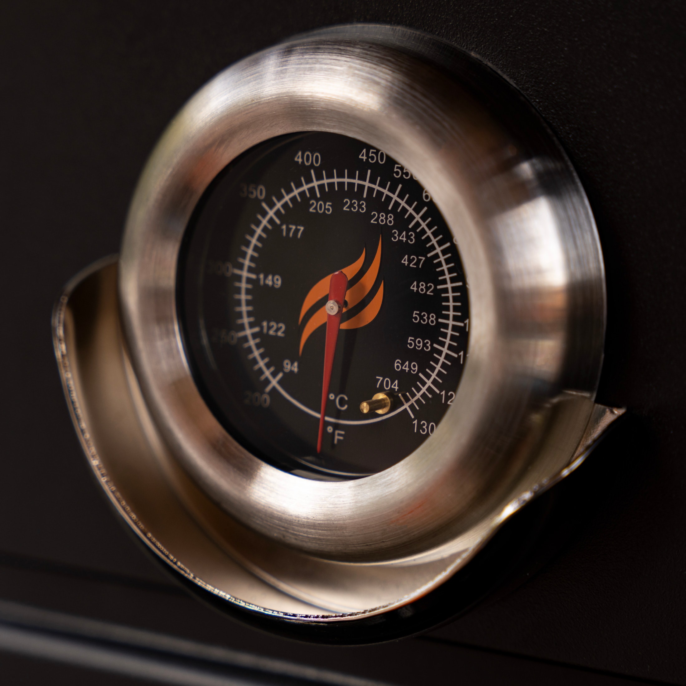 BBQ pizza oven thermometer temperature gauge