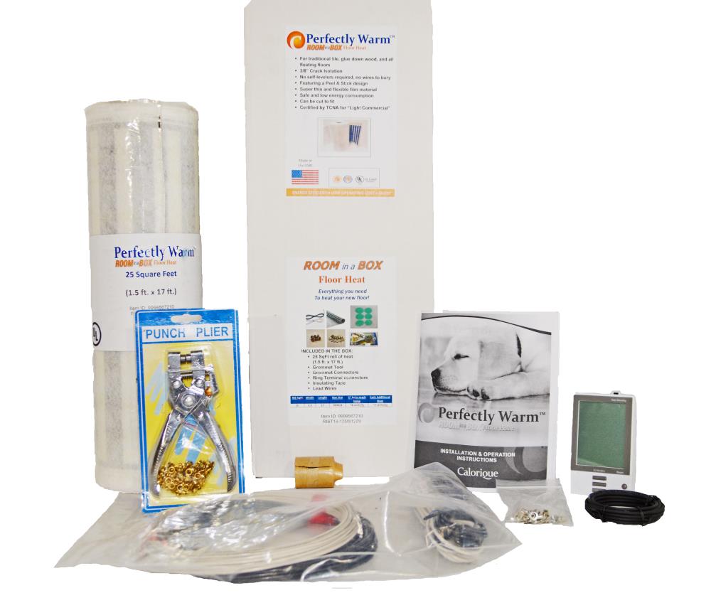 FloorHeat FH-RIB-100 120-Volt Radiant Floor Heating Kit 100-sq ft
