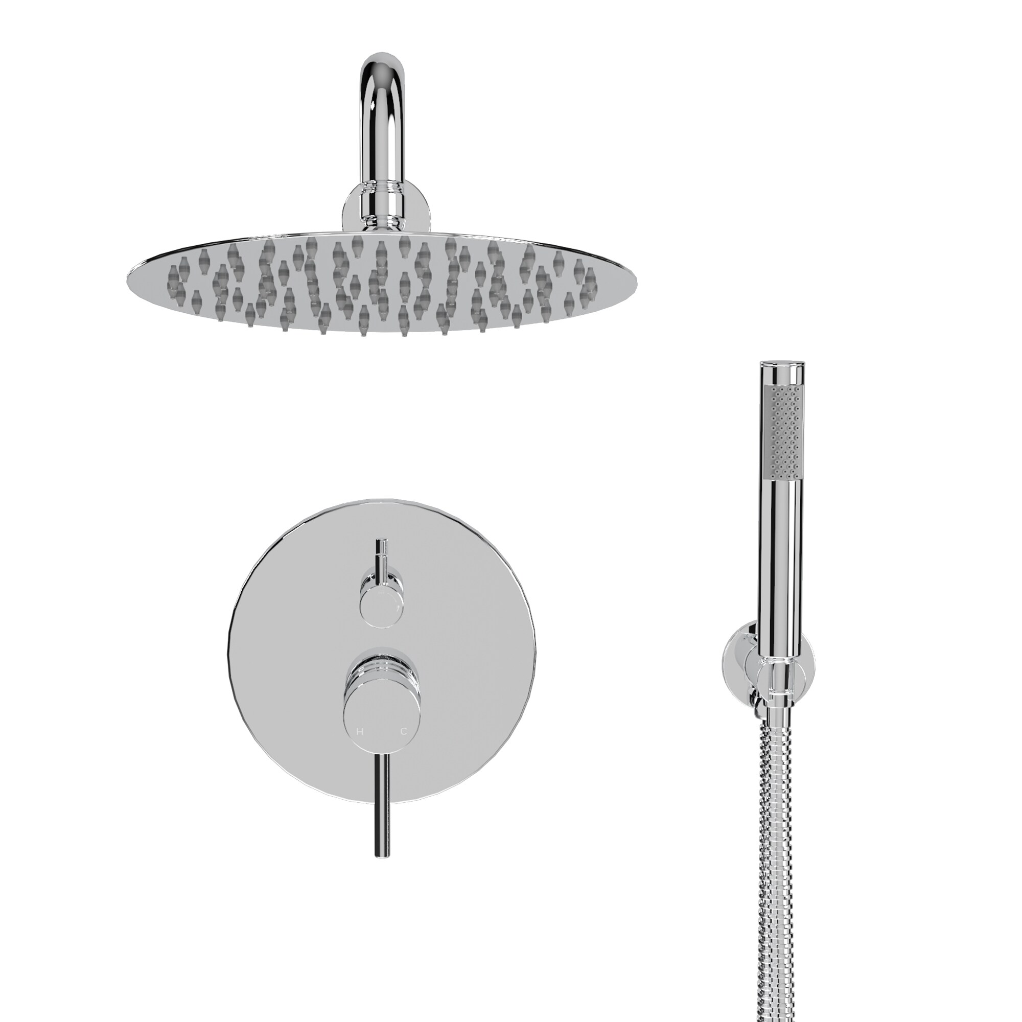 Clihome CHMS-8CH-A3543 Showerhead-Bar-Panels - View #2