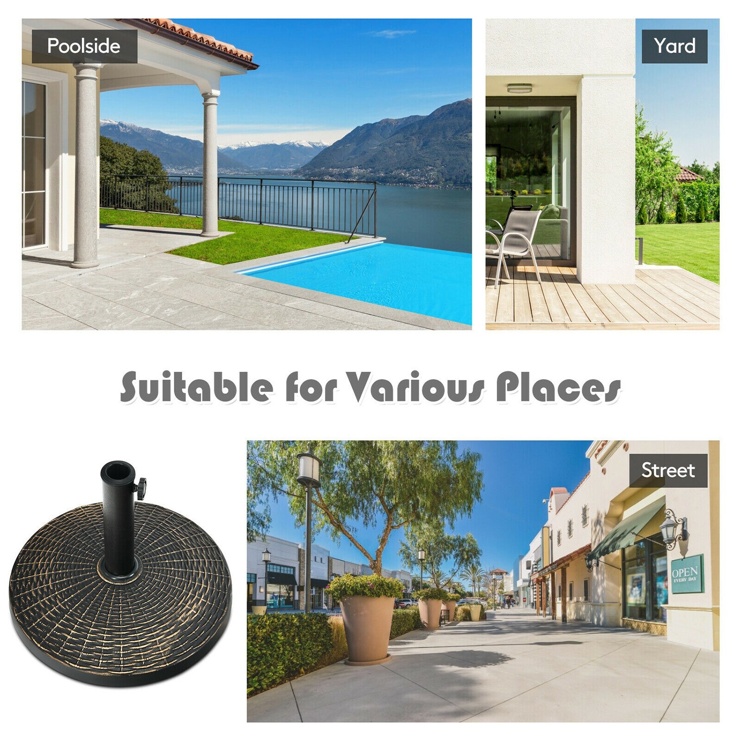 WELLFOR DOG70850 Umbrella-Bases - View #5