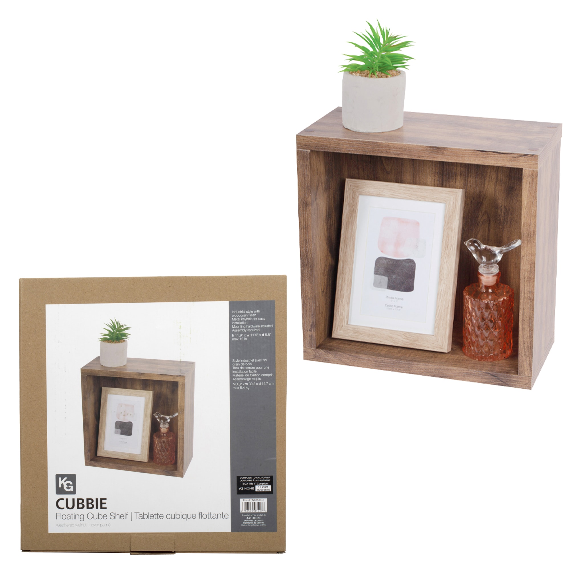 Kiera Grace FN01519-8DF Wall-Mounted-Shelving - View #7