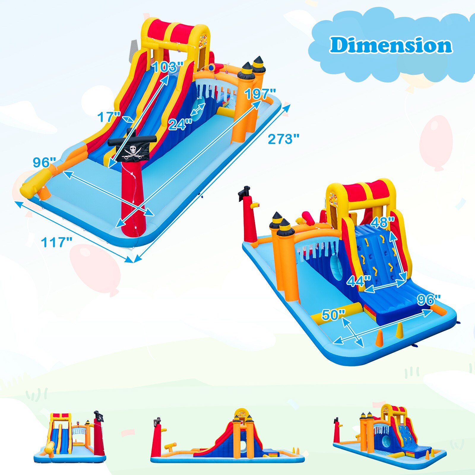 Slickblue D-CO-48642PE+33311PN Bounce-Houses - View #5