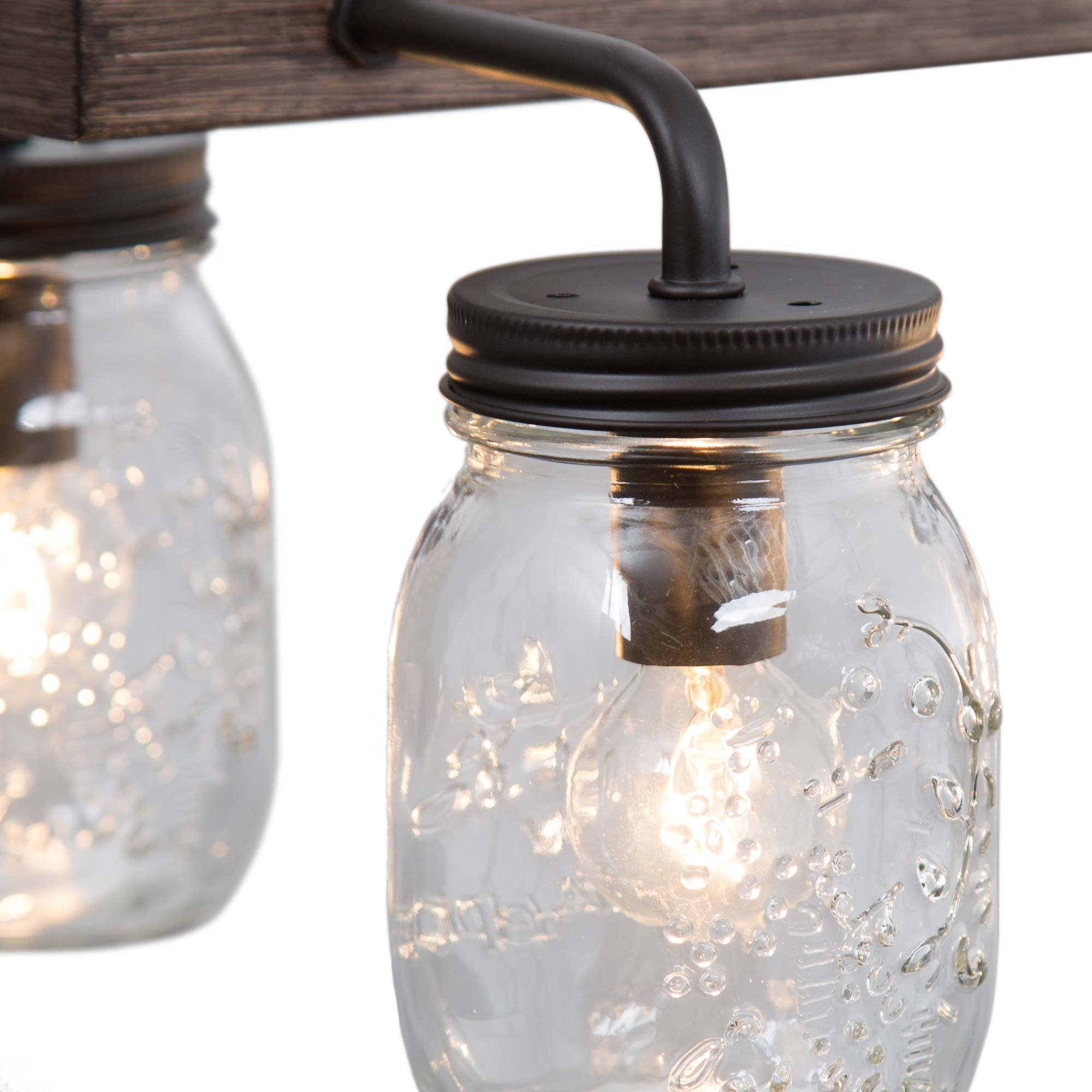 mason jar chandelier lowe's