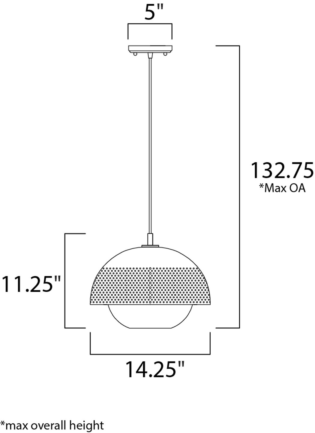 Maxim Lighting 10082WTSBR/BUL Pendant-Lights - View #2