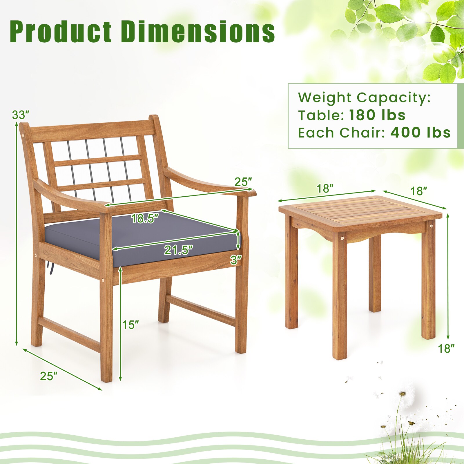 Ayelon 587GRLW4KHW72 Patio-Conversation-Sets - View #6