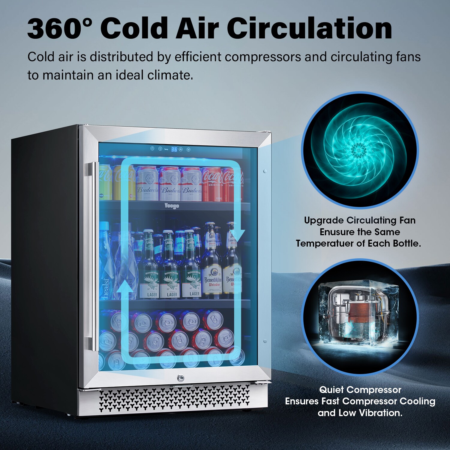Yeego YEG-BS24-LS Beverage-Dispensers - View #5