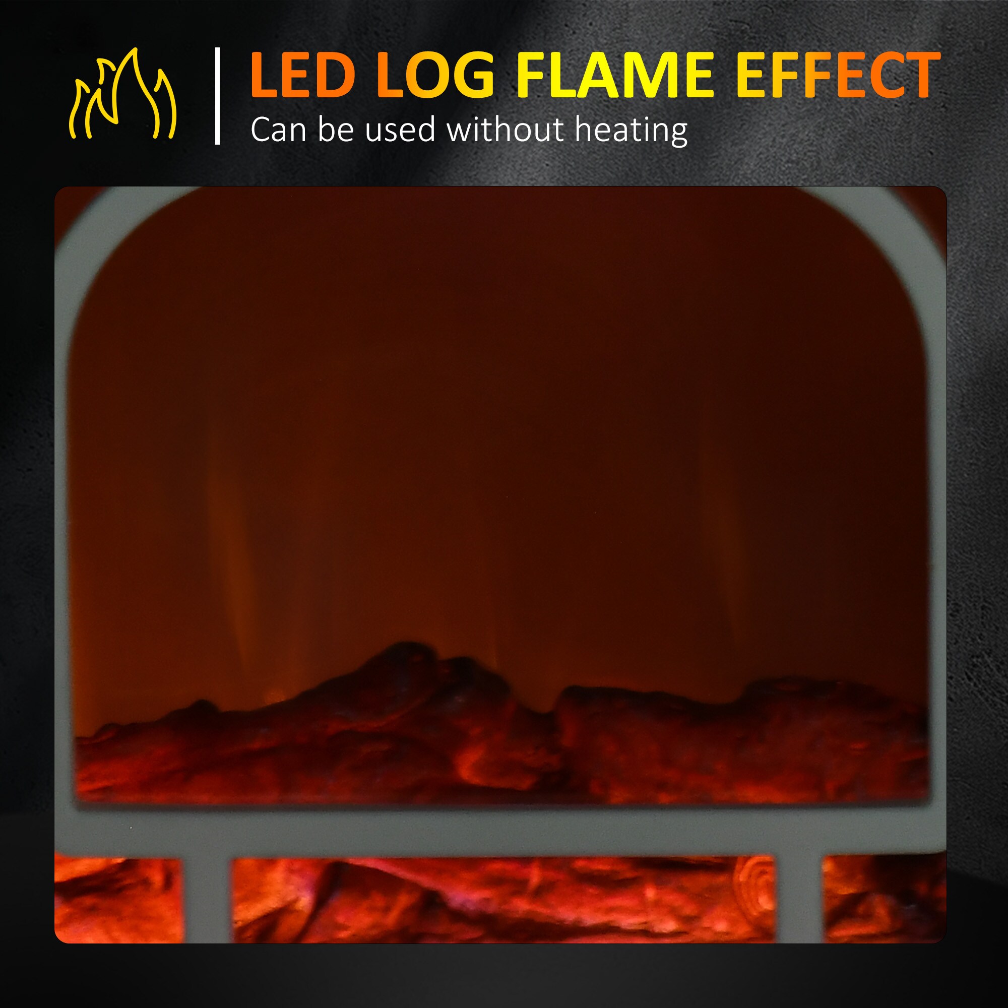 HomCom 820-340V80WT Electric-Fireplaces - View #9