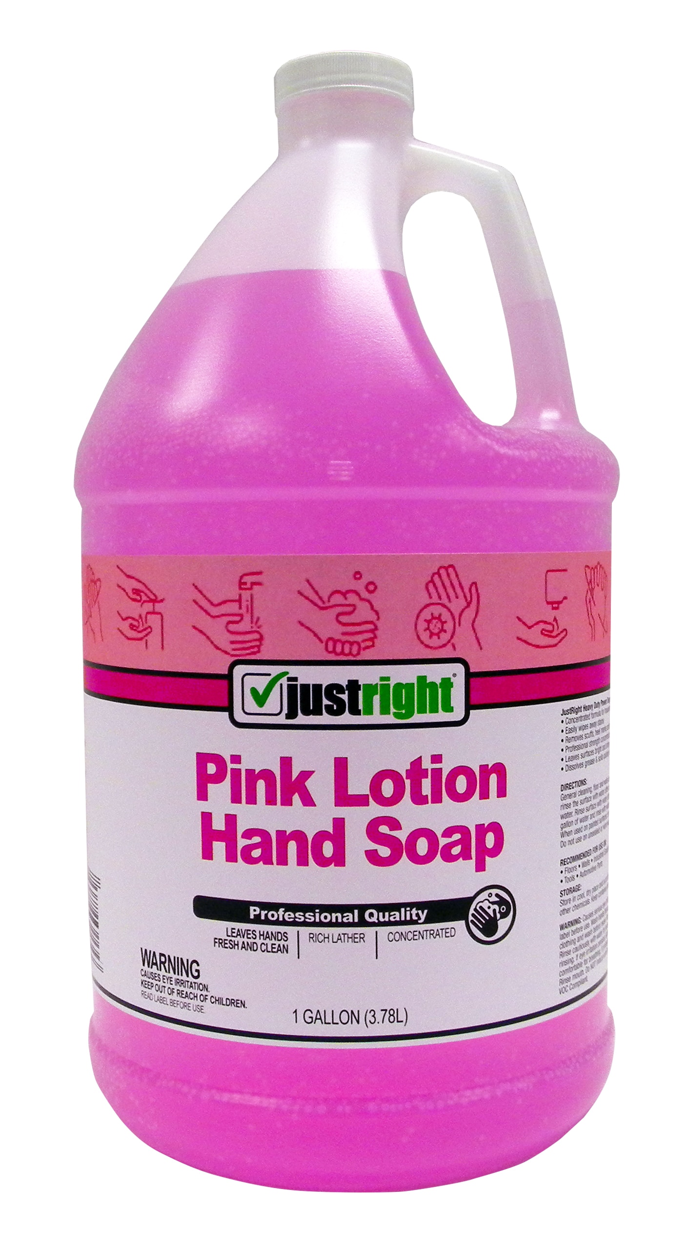 ONE GALLON BOTTLE PINK LOTION HAND SOAP
