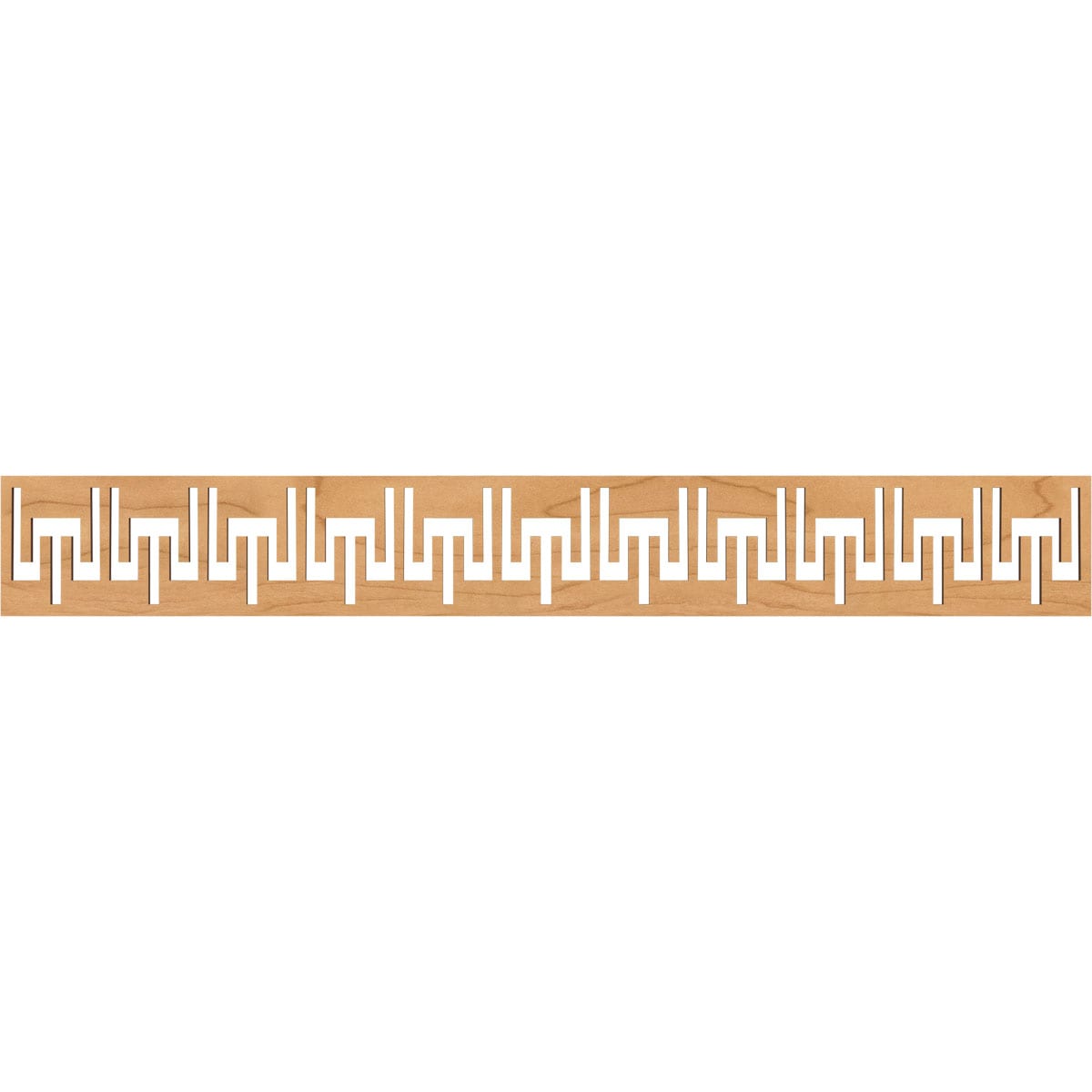 Ekena Millwork MLDB06X46VICMA Victory Fretwork Flat Trim 6-in x 3.86-ft Maple Brown Unfinished 2156839 Pierced Wall Panel Moulding