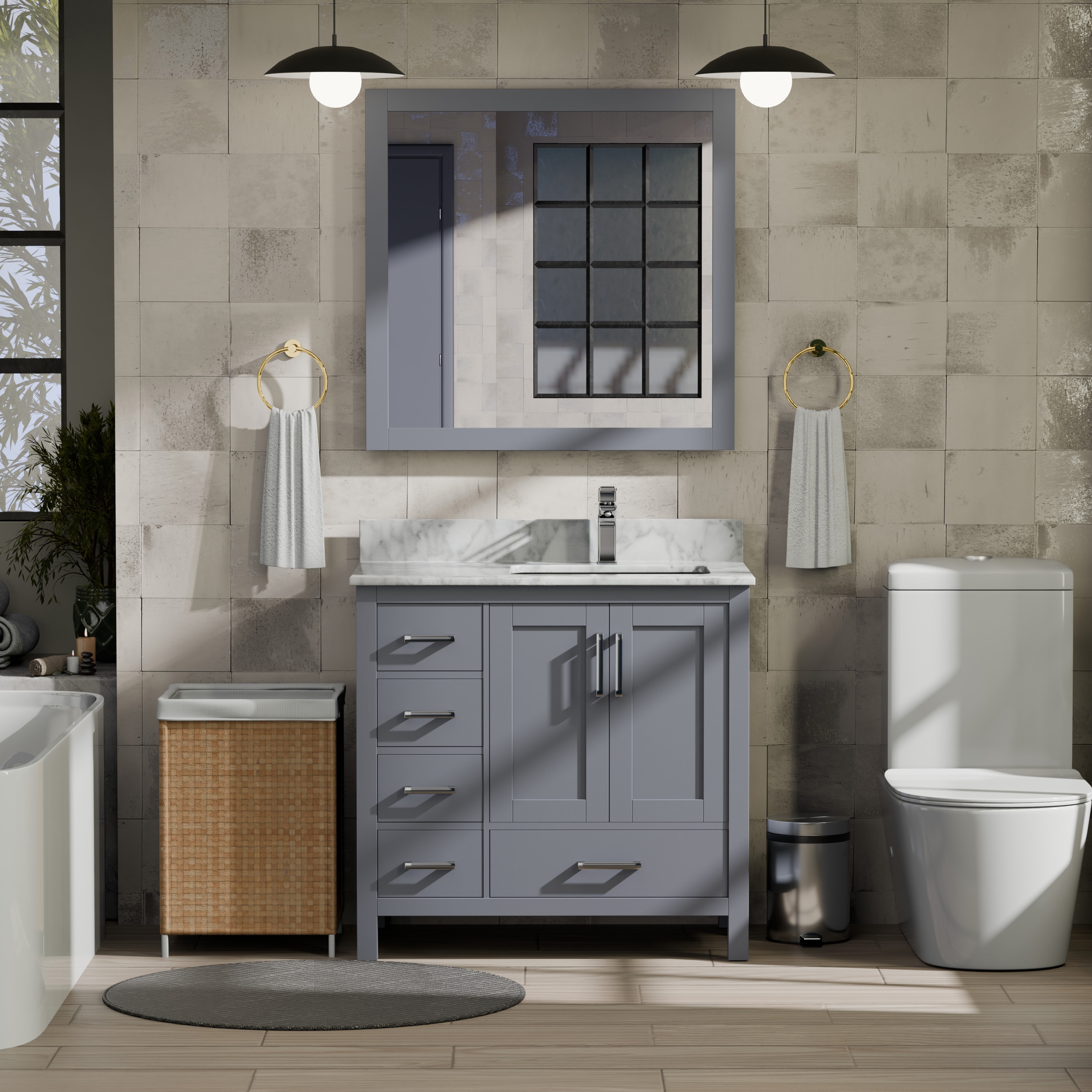 Lexora LJ342236SB00M34R vanities - View #2