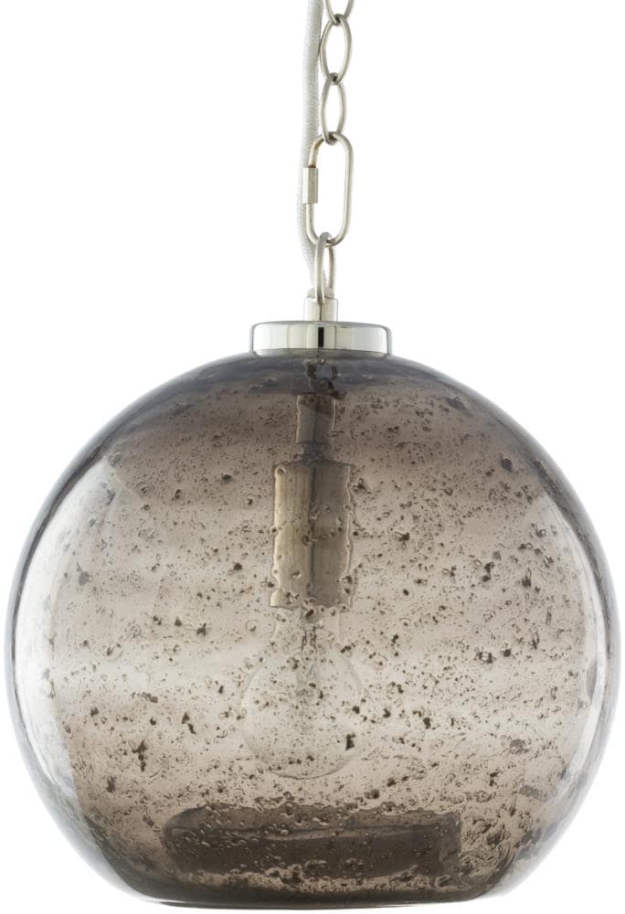Surya MIT-006 Mist Bronze Modern/contemporary Textured glass Globe Medium Hanging Pendant light