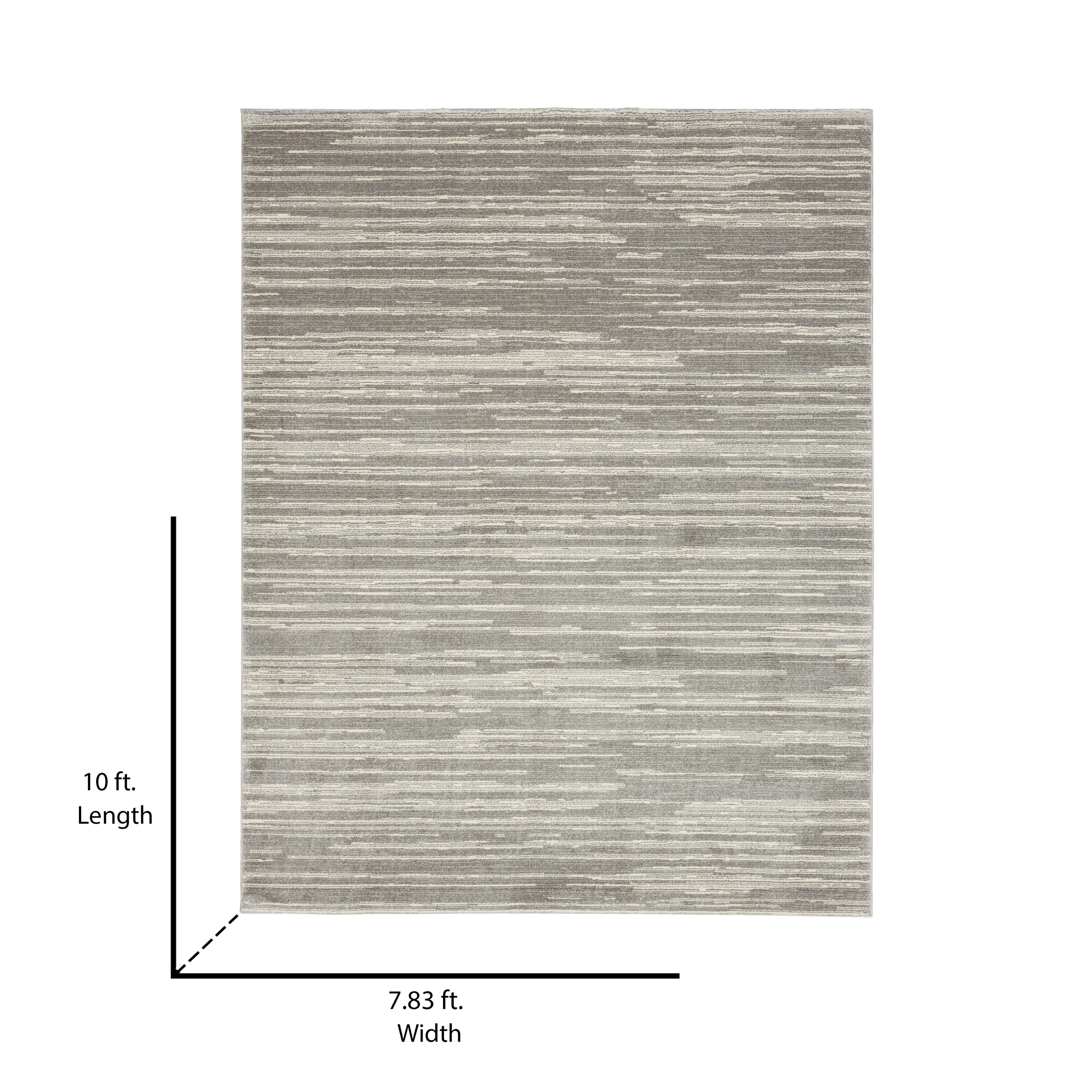 Origin 21 Tranquil Drift 8 X 10 (ft) Gray Indoor Area Rug Origin 21 Tranquil Drift 8 X 10 (ft) Gray Indoor Area Rug