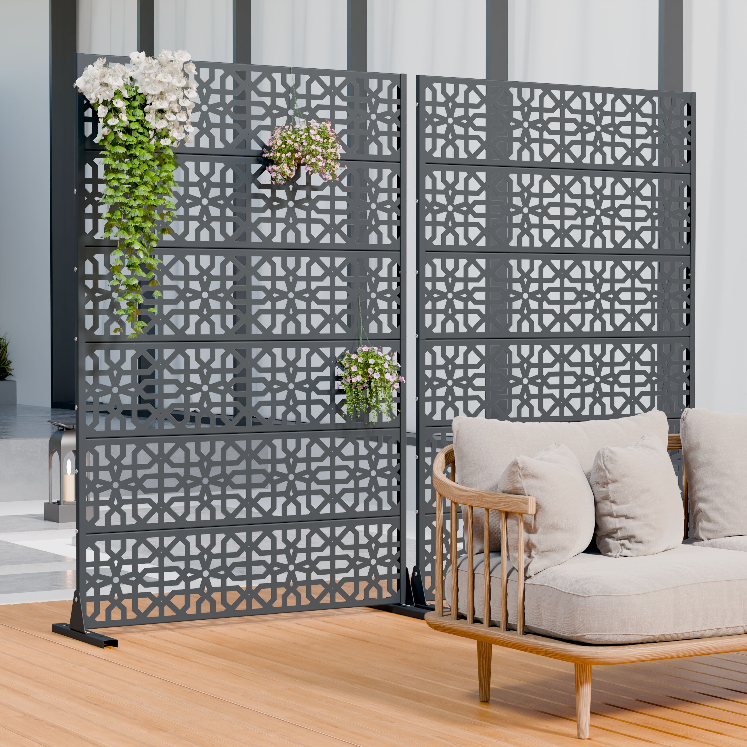 Wooakway L20609-604A57 Outdoor-Privacy-Screen - View #5