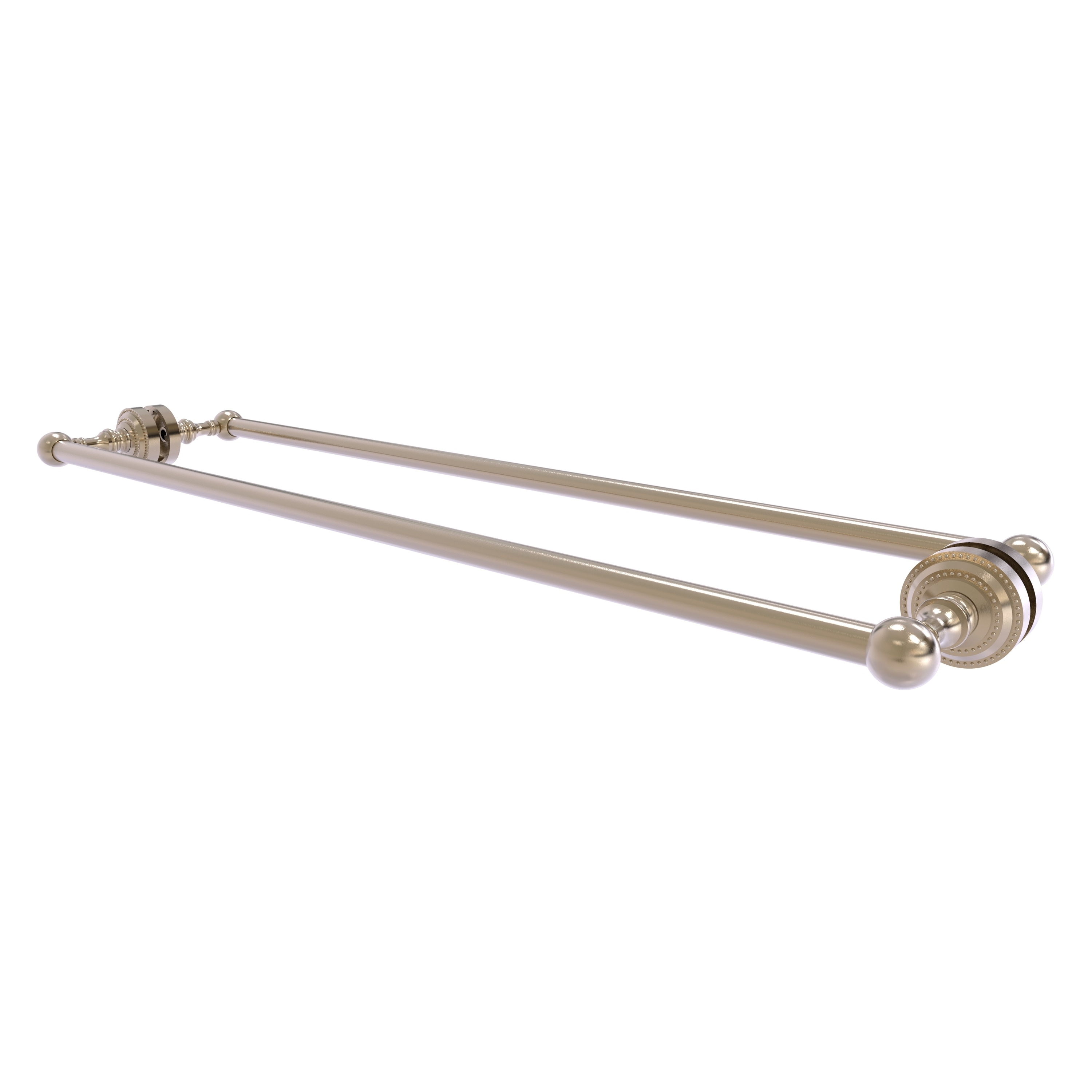 Allied Brass DT-41-BB-30-PEW Dottingham 30-in double Antique Pewter Wall mount Double Towel Bar