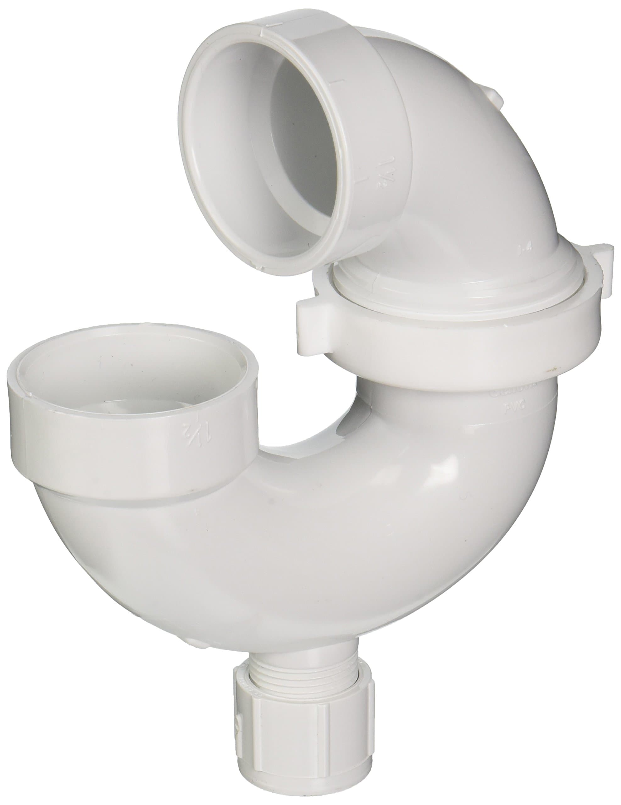 Genova  Raingo 700 Adjustable PVC P-Trap with Union 1-1/2 in