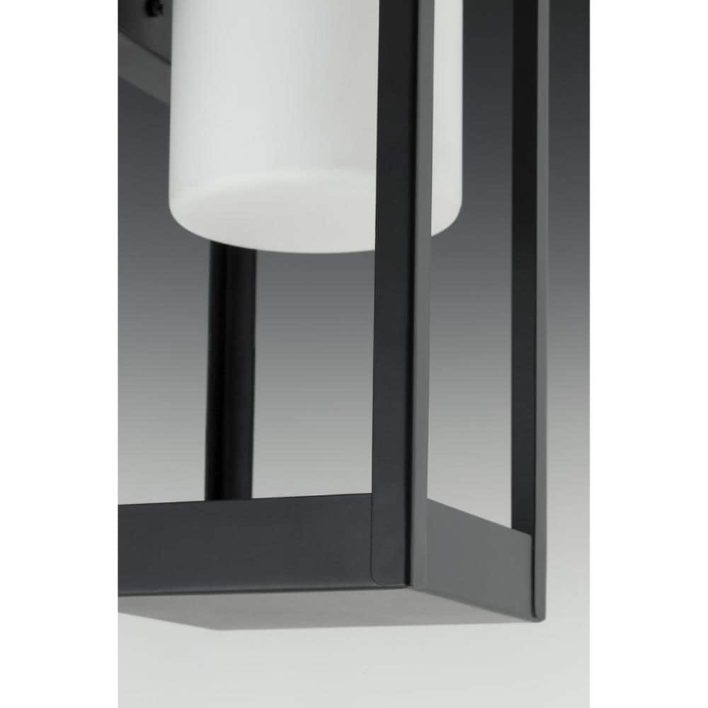 Patewood Black Stainless Steel 19.38" Outdoor Post Lantern