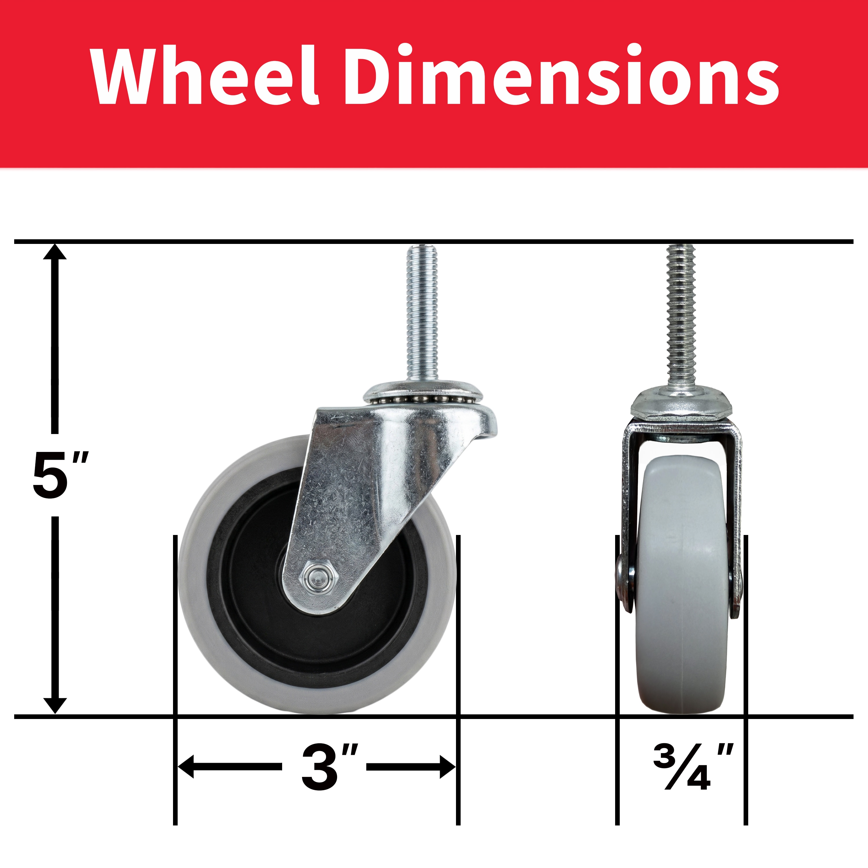 Shepherd Hardware 4032399LW casters - View #6