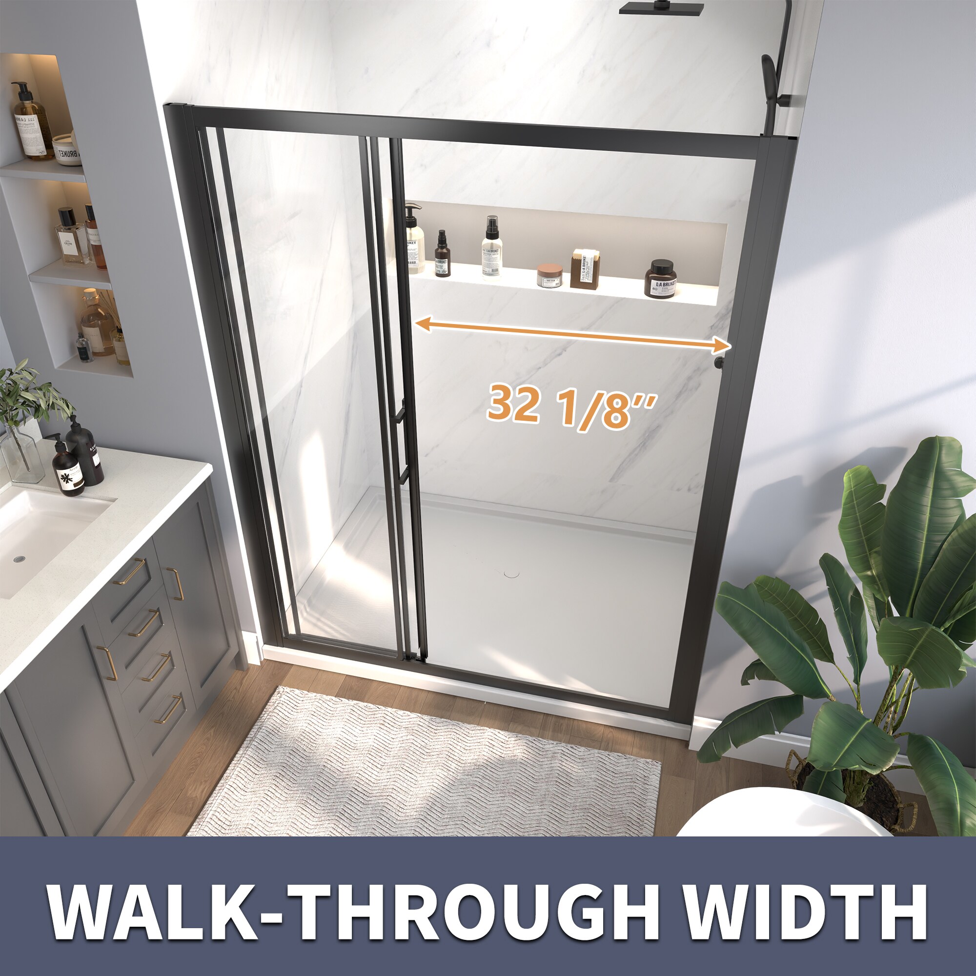 AAZJ BG-AC-6036-M Shower-Doors - View #4