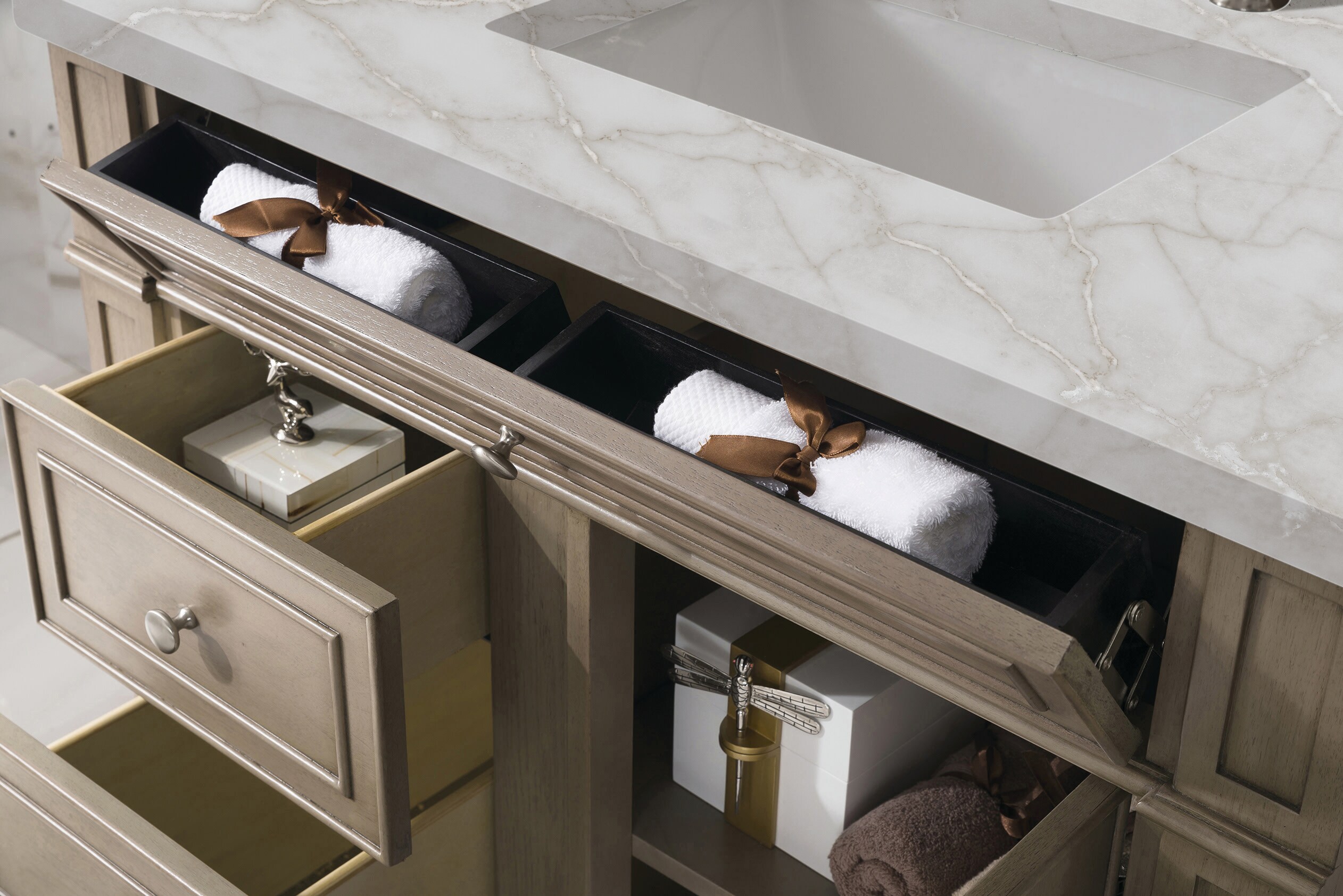 Bristol 36'' Dark Wood Single Vanity with Plywood Veneer