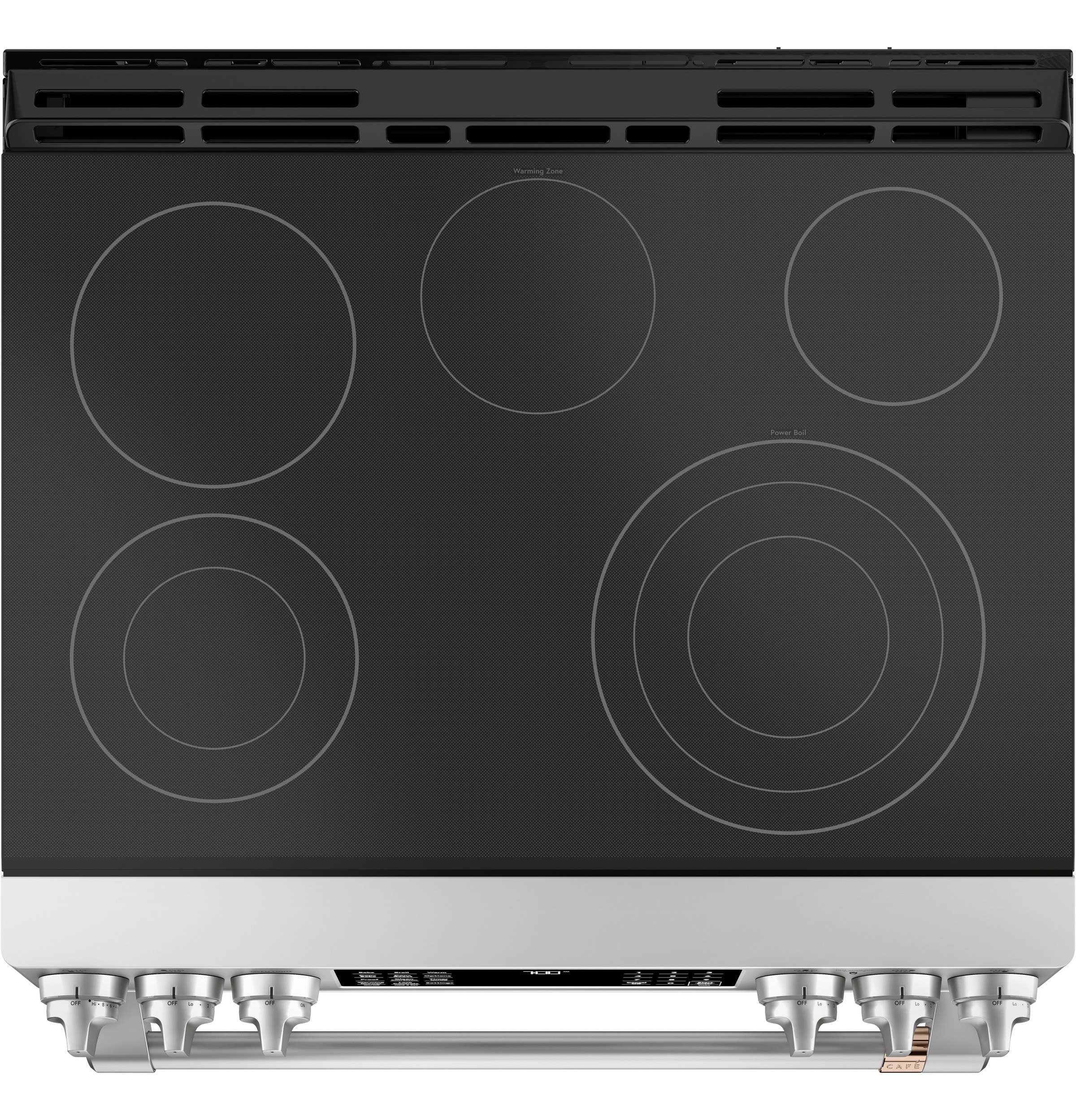 Cafe 30-in Smooth Surface 5 Elements 5.7-cu ft Self-Cleaning Air Fry ...