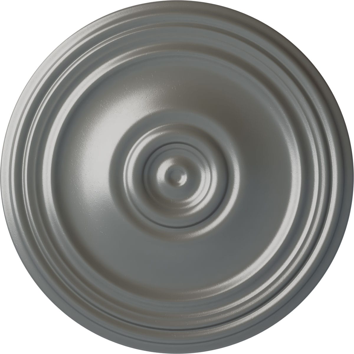 Ekena Millwork CM21RESLS Reece 21-in W x 21-in L Painted Silver Polyurethane Whole Ceiling Medallion