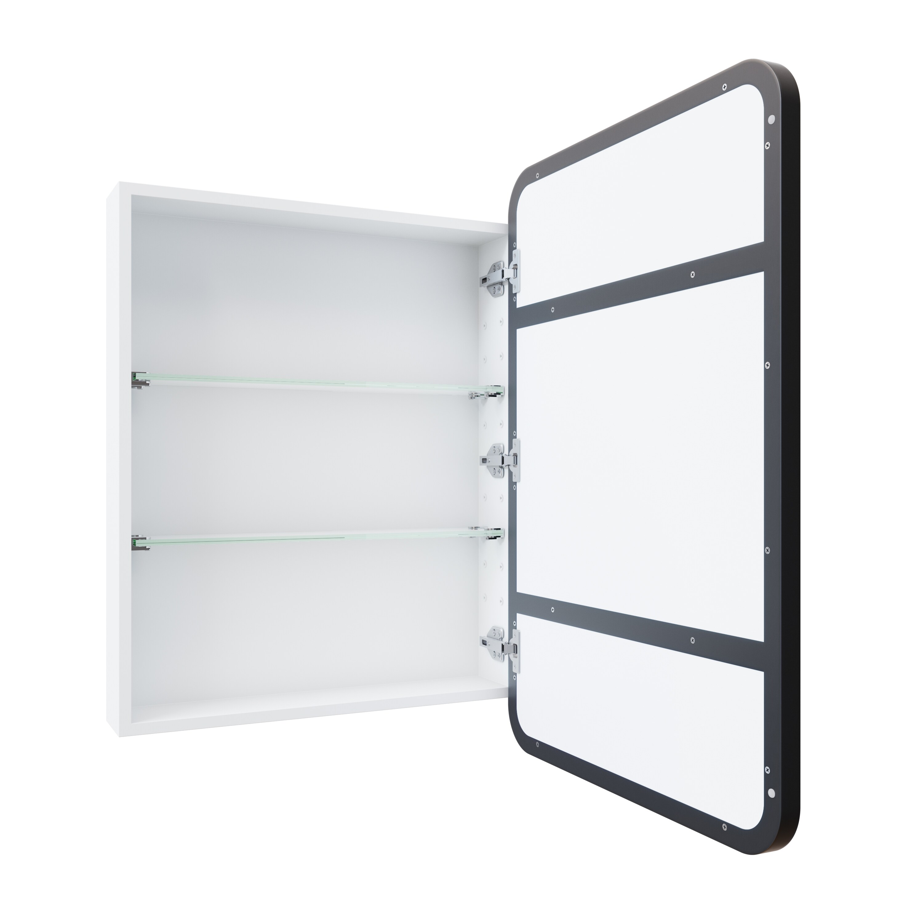 Glass Warehouse SC1-SQ-22X32-B Bathroom-Medicine-Cabinets - View #8