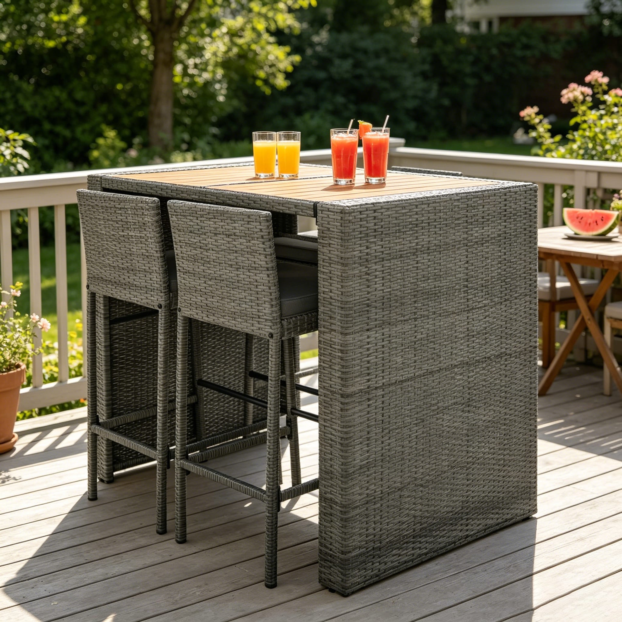 Hrinhom HC-OT102-GRAY Patio-Bars - View #2