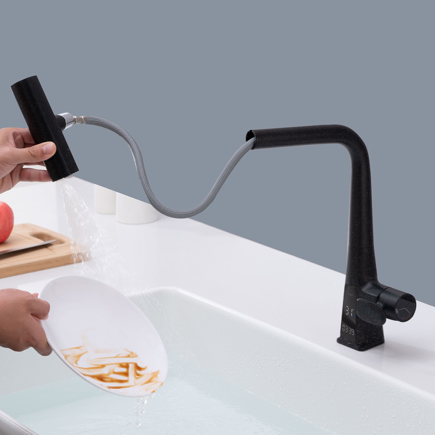 Poinic YUR-KF002MB Kitchen-Faucets - View #4